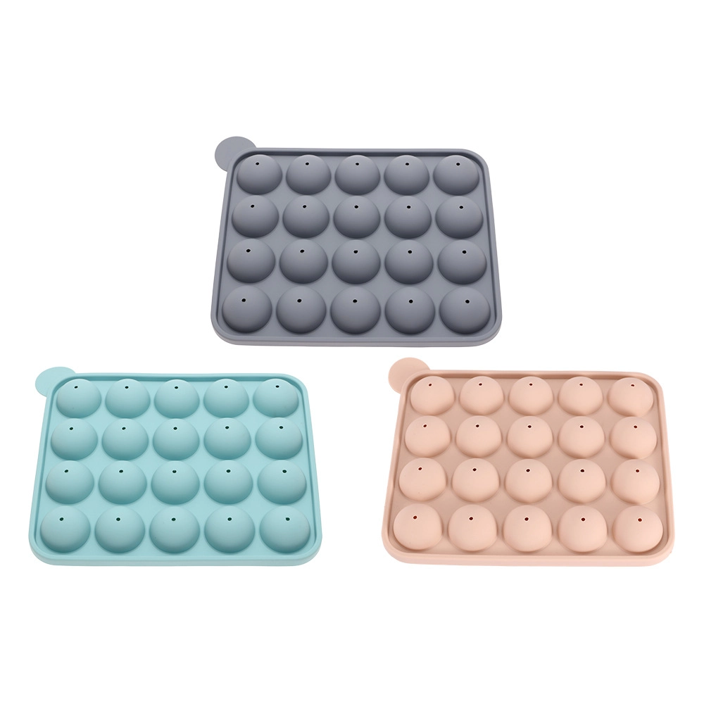 20-Hole Silicone Cake Pops Mold with OEM Customization