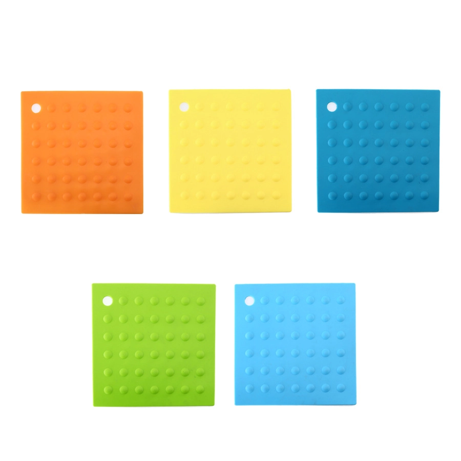 Wholesale Silicone Trivet Mat, Square Single-Sided Insulation Pad