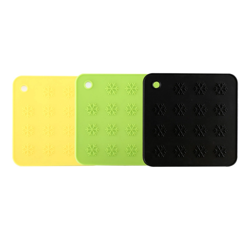 Wholesale Silicone Trivet Mat, Square Single-Sided Insulation Pad