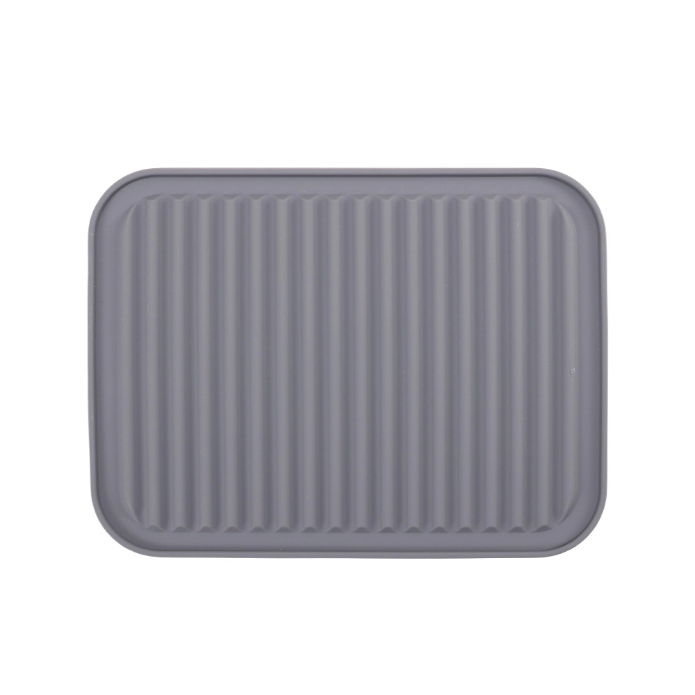 Wholesale Silicone Trivet, Horizontal Stripe Drain Mat OEM Customization