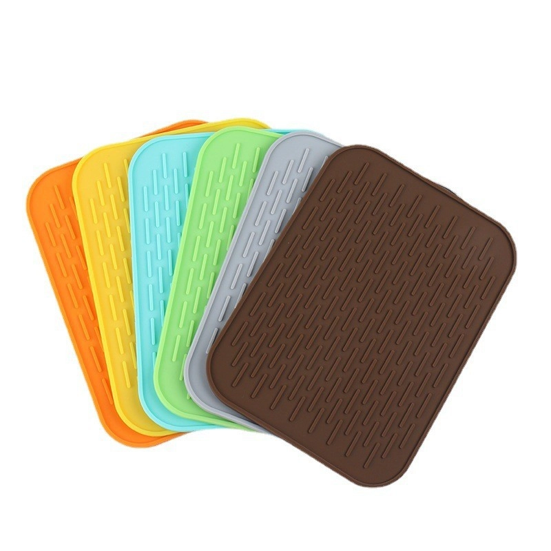 holesale Silicone Tableware Drying Mat, Vertical Drain Mat