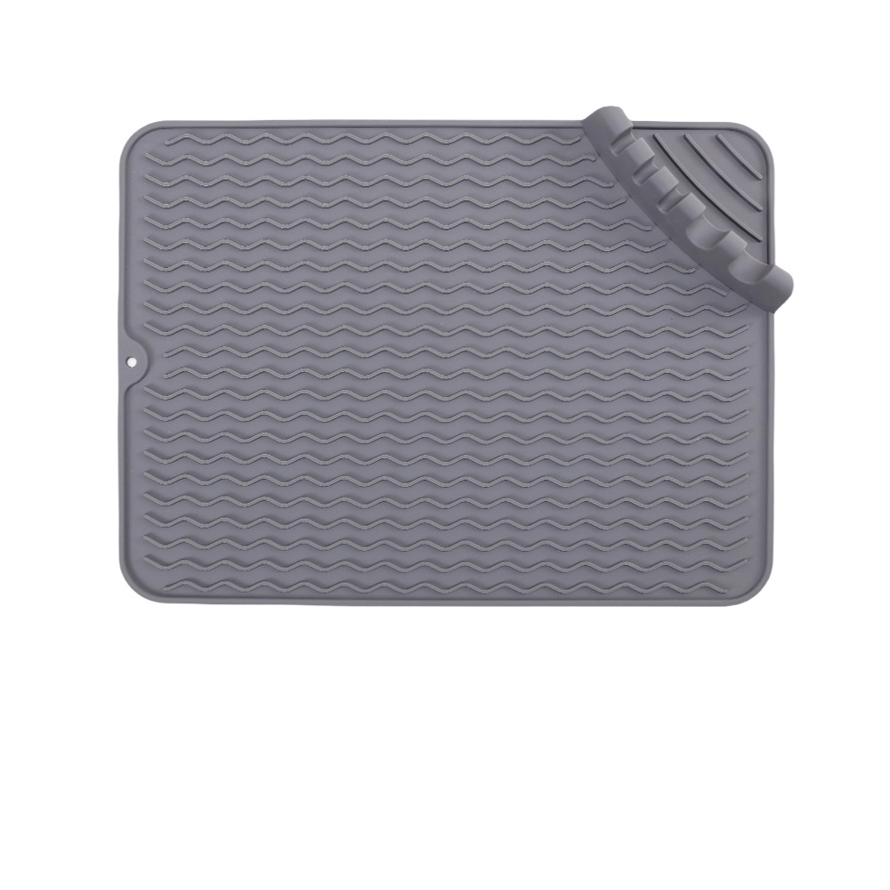 Bulk Wholesale Faucet Mat for Kitchen Sink OEM, Drain Mat with Rack