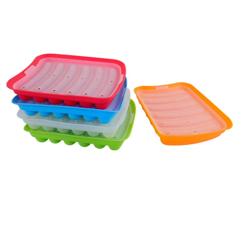 Wholesale 6-Piece Sausage Silicone Mold, OEM Customization Available