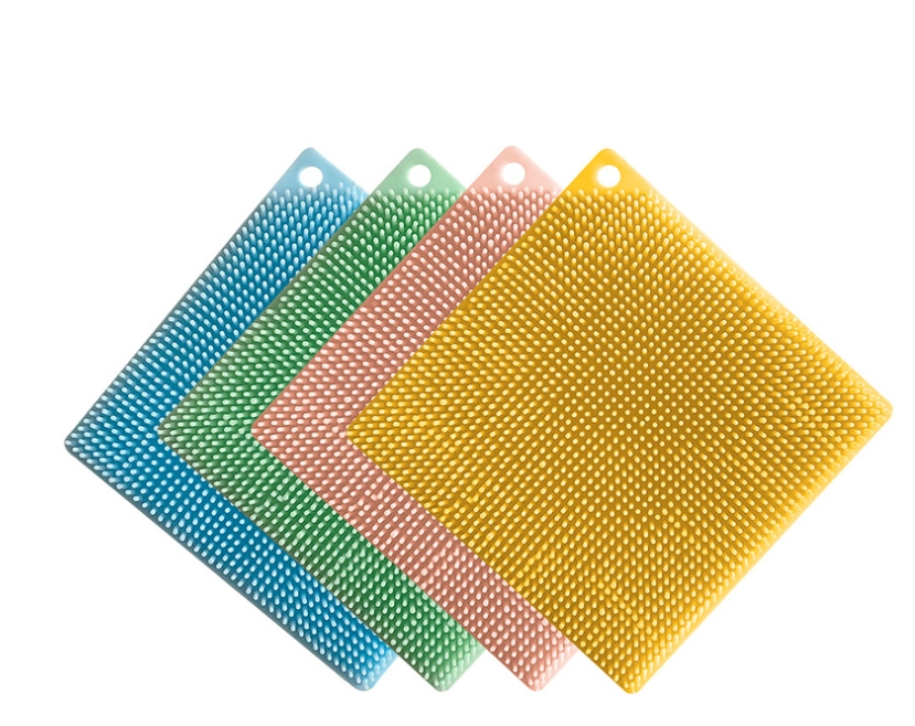 Wholesale Silicone Dish Brush with Double-Sided Design, OEM Supplier