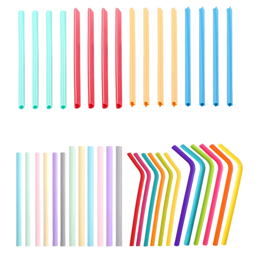 Bulk Wholesale Reusable Silicone Drinking Straws, Premium Quality