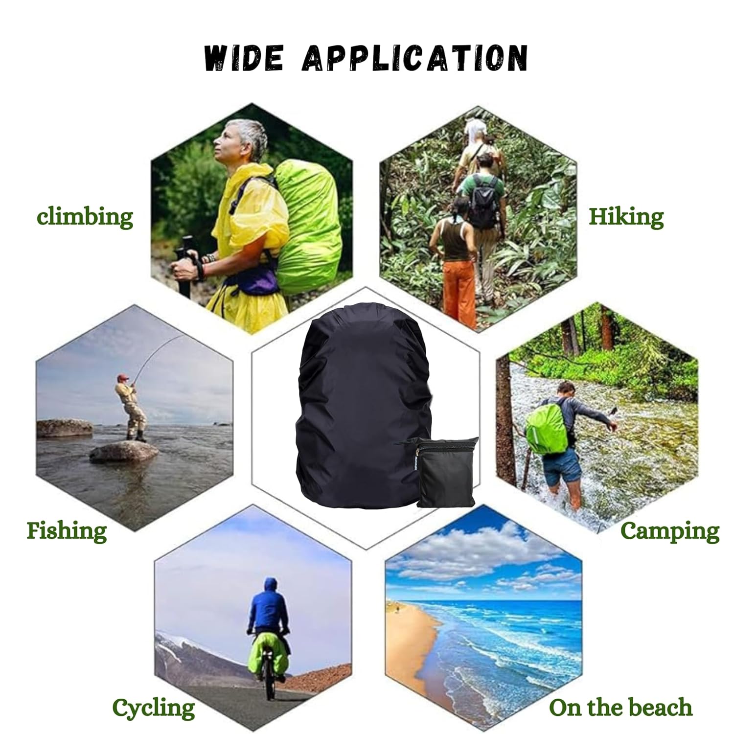  ProPlus Waterproof Backpack Cover 30 to 45 ltr 