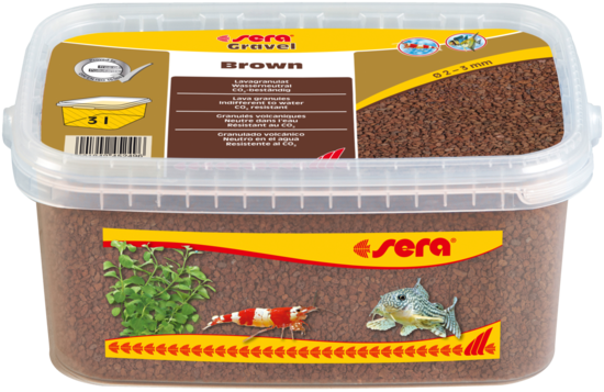 Substrat Lava Brown SERA 2-3 mm