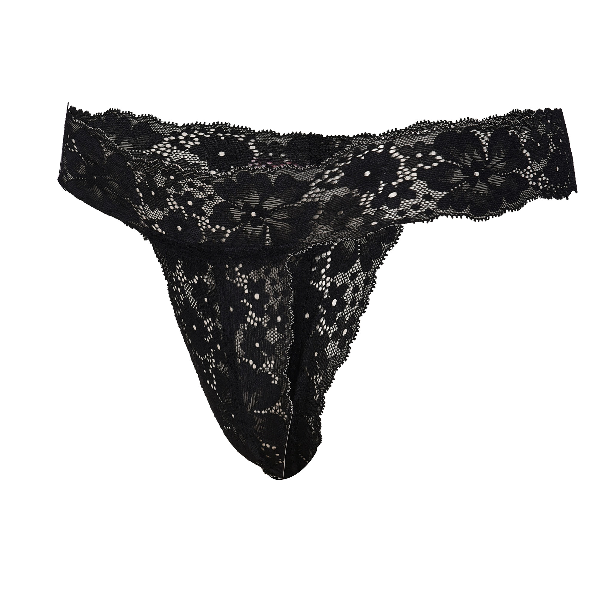 Pearlfly Women Lace Thong Panty