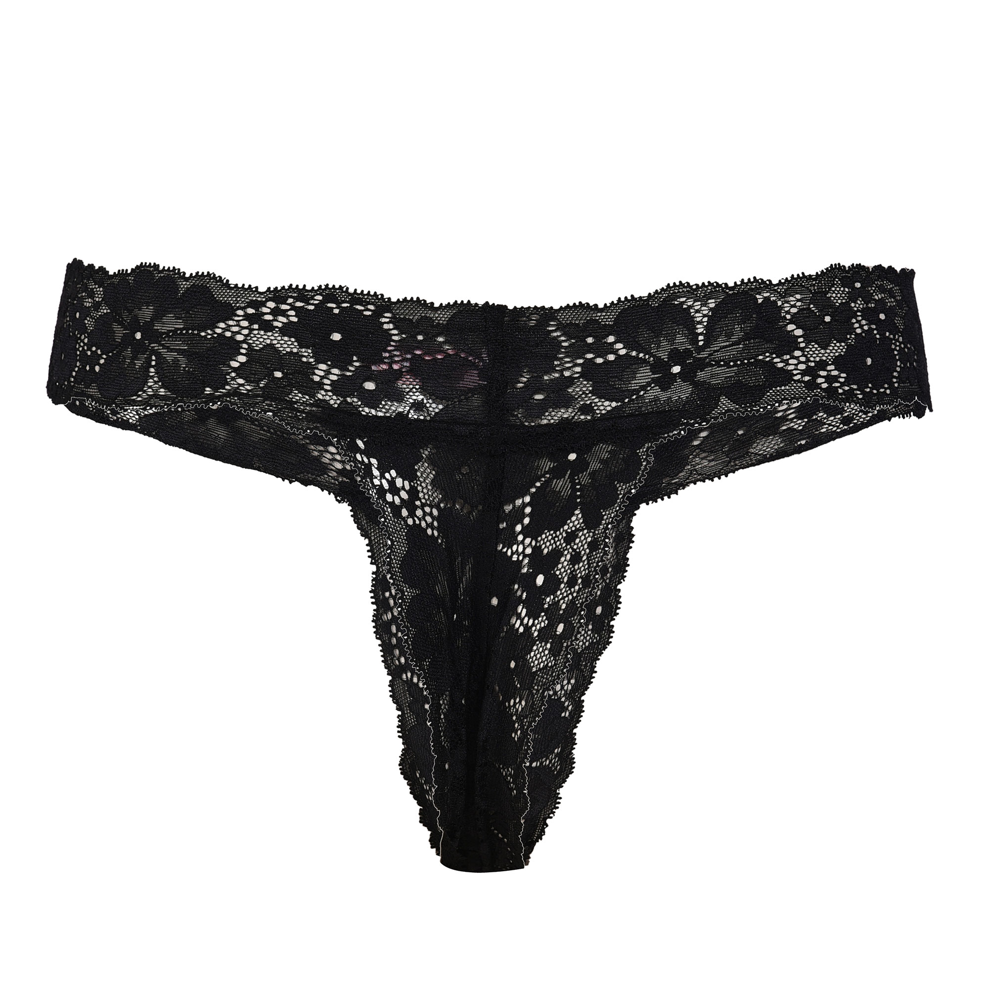 Pearlfly Women Lace Thong Panty