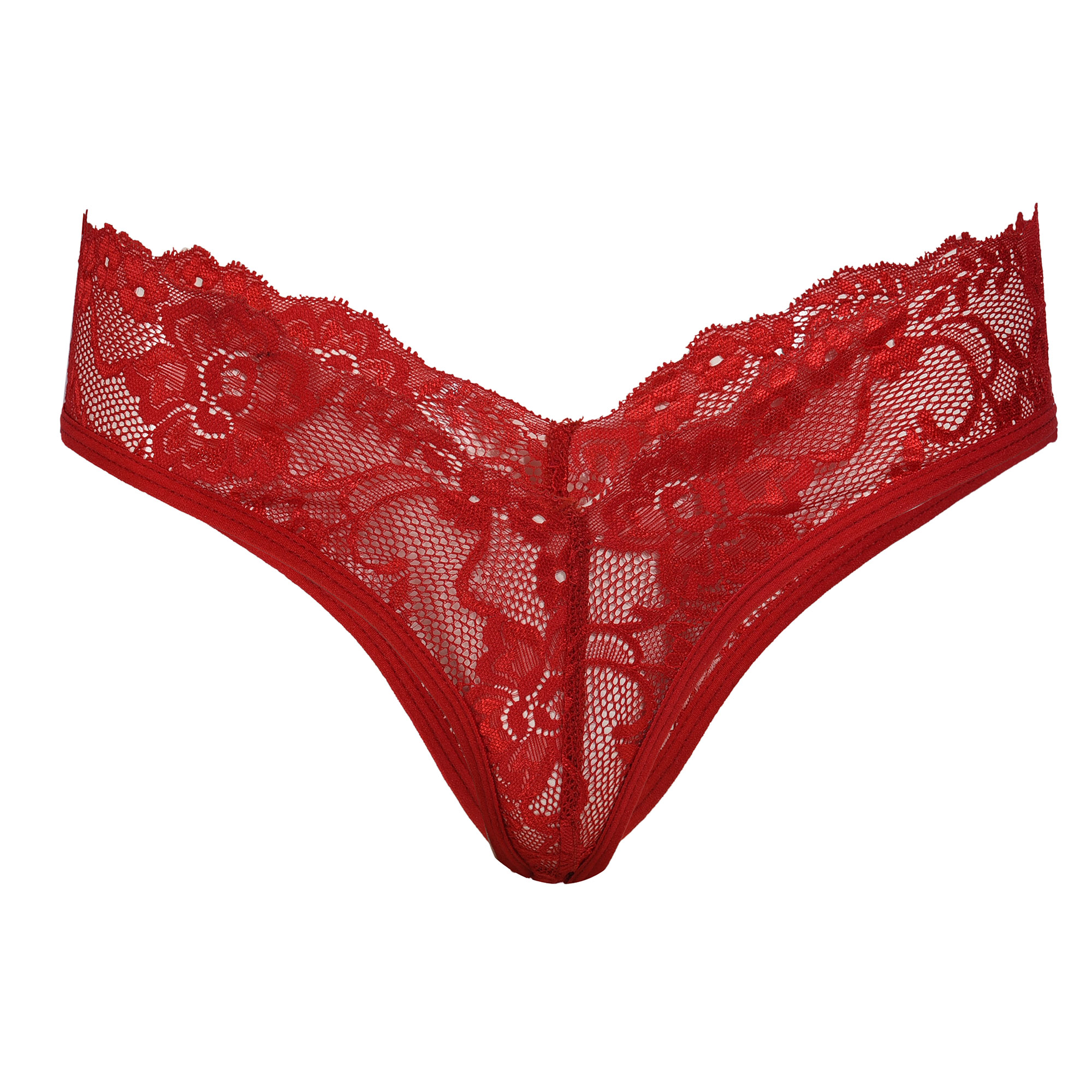 Pearlfly Women Lace Thong