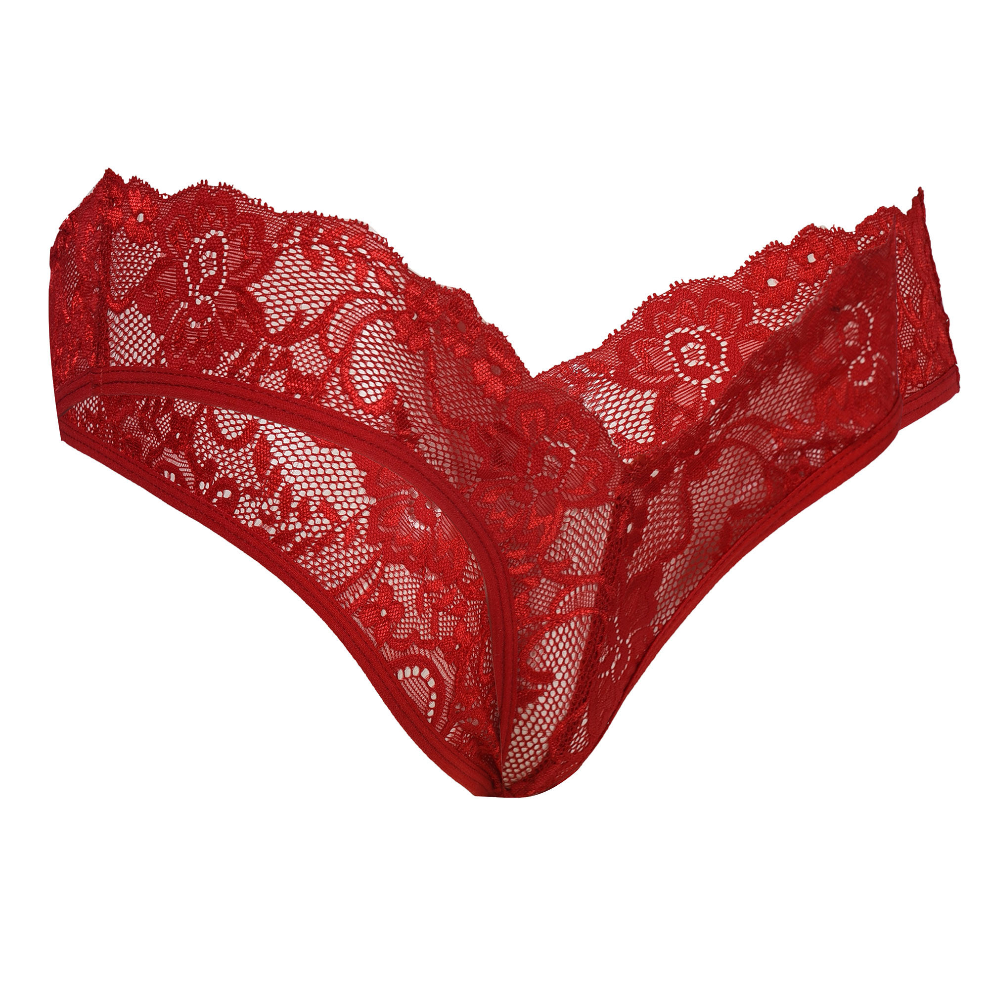  Pearlfly Women Lace Thong 