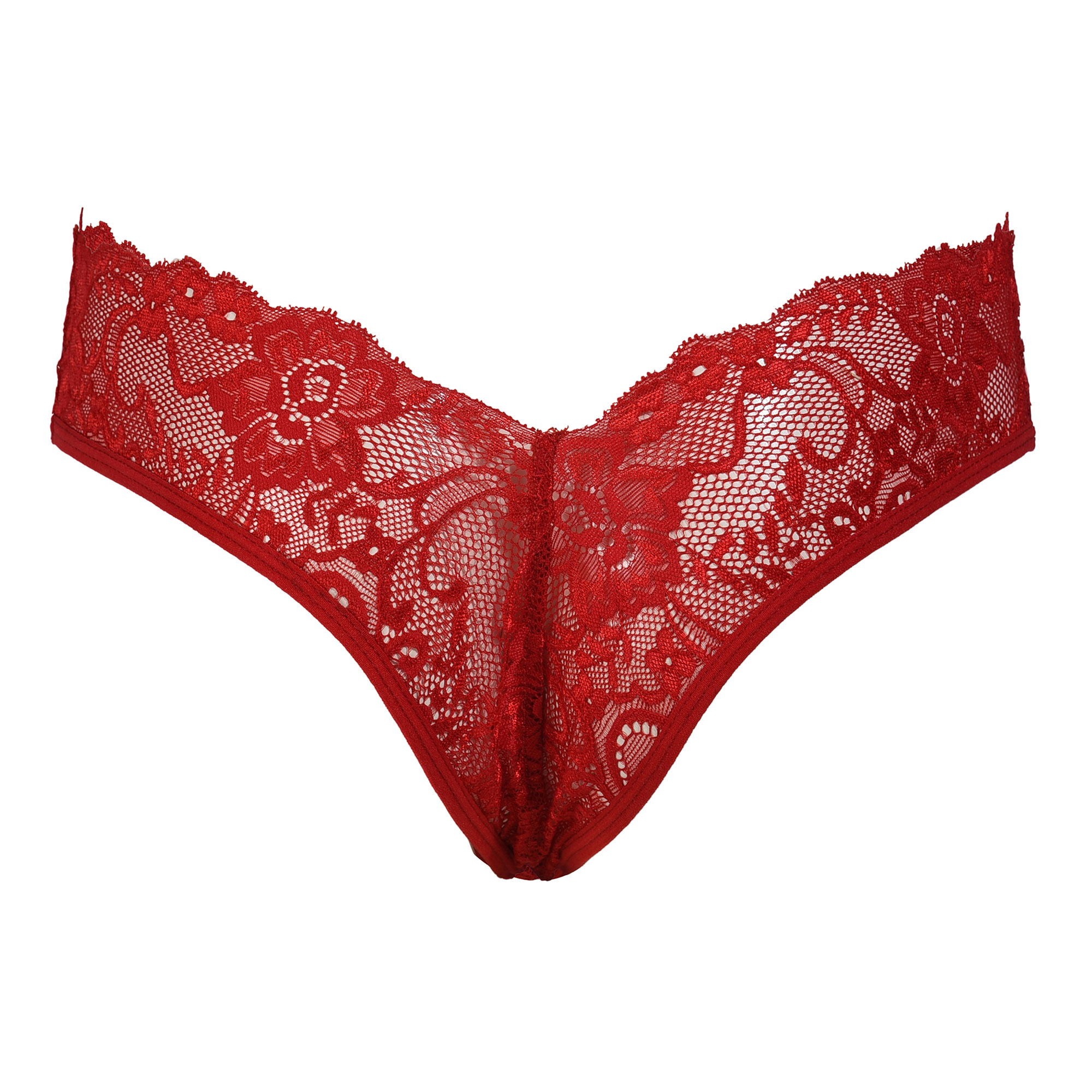  Pearlfly Women Lace Thong 