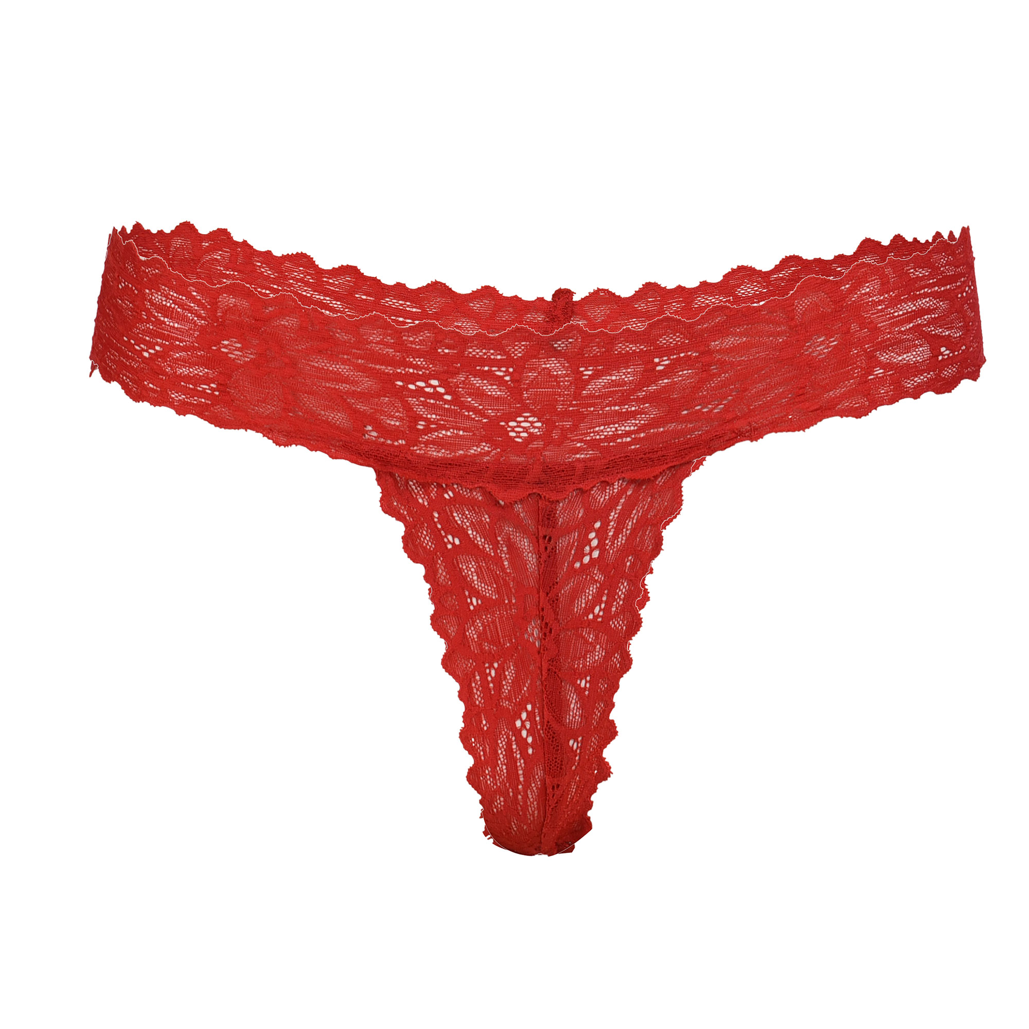  Pearlfly Women Lace Thong  Panty [Combo-2]