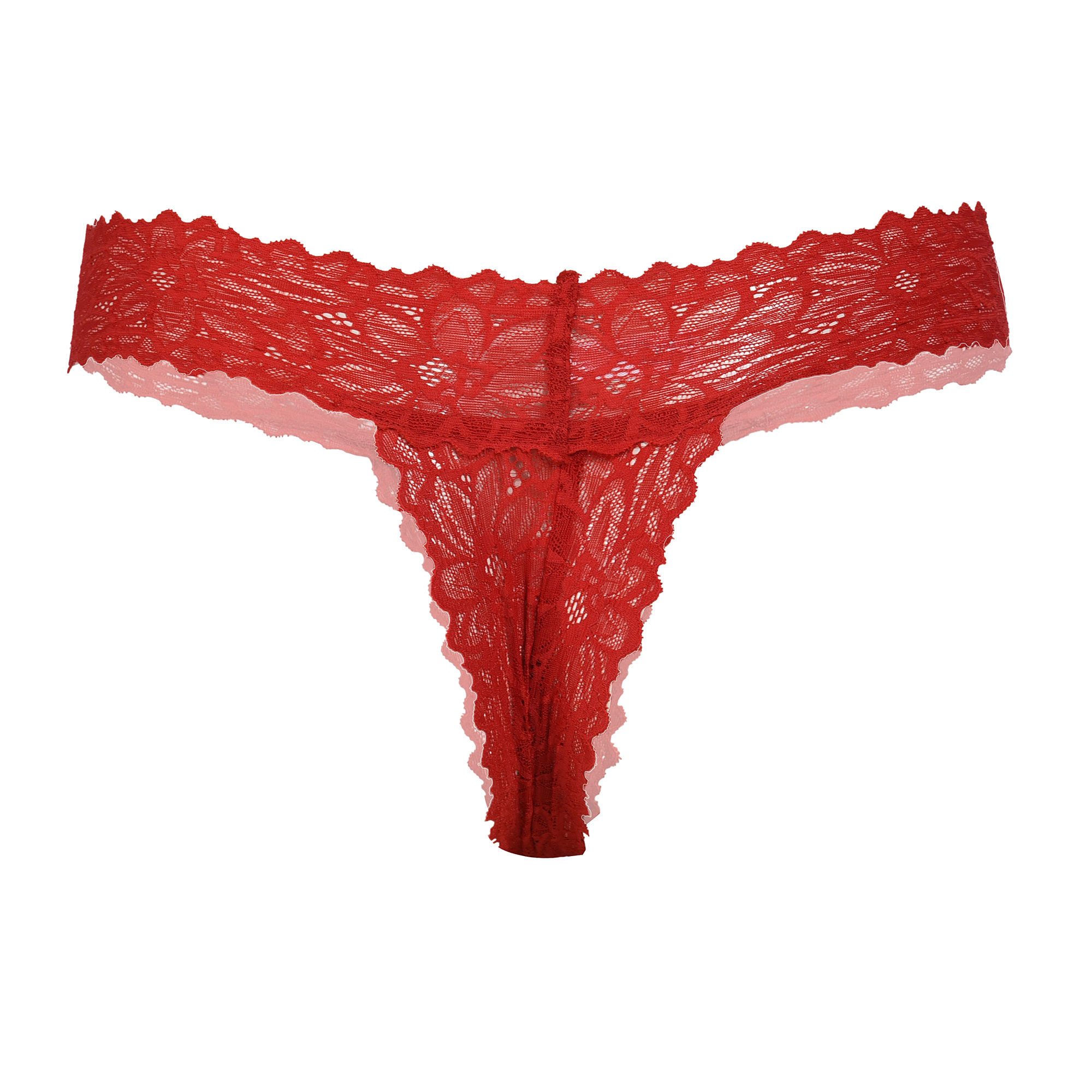  Pearlfly Women Lace Thong  Panty [Combo-2]