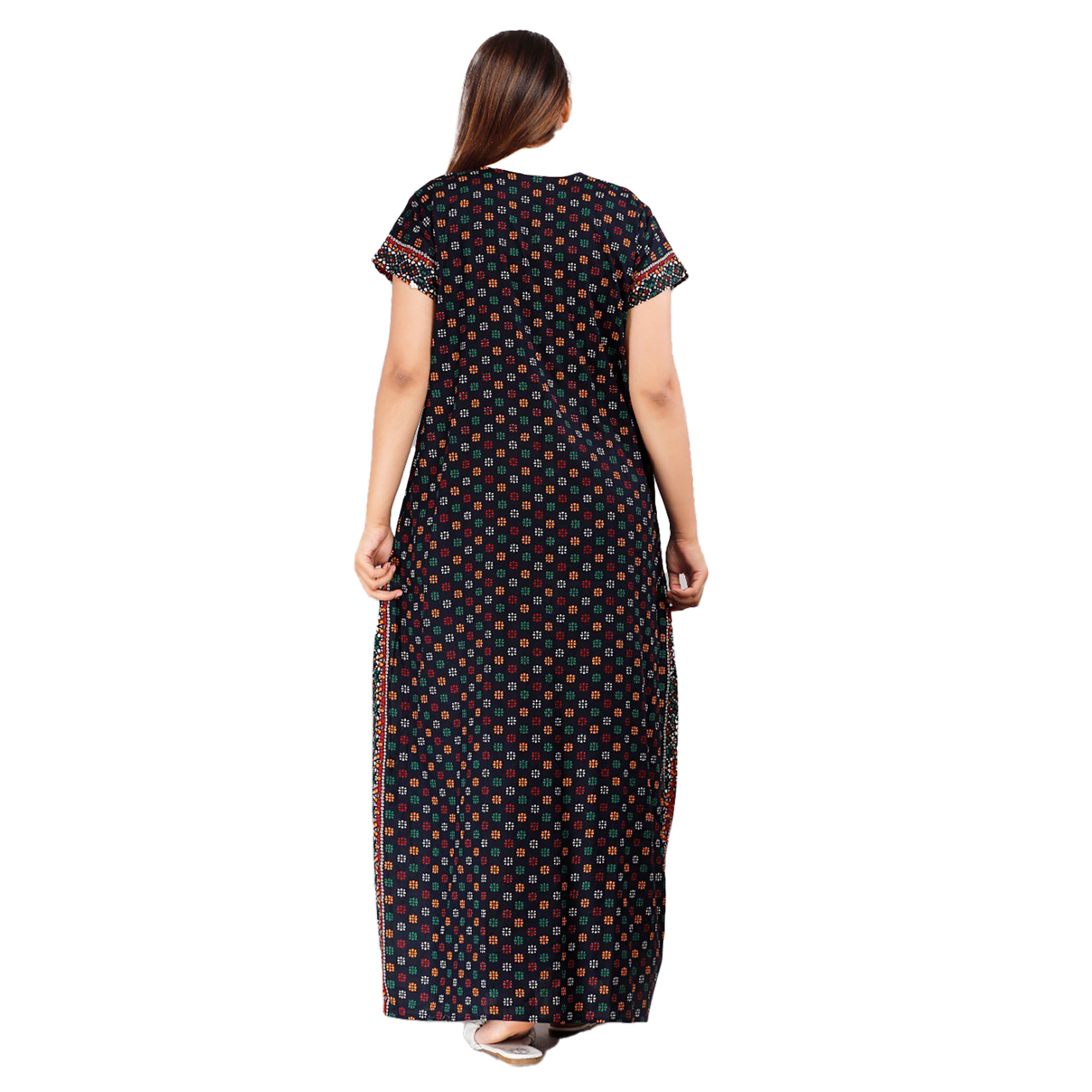 Pearlfly Women Cotton Nighty 