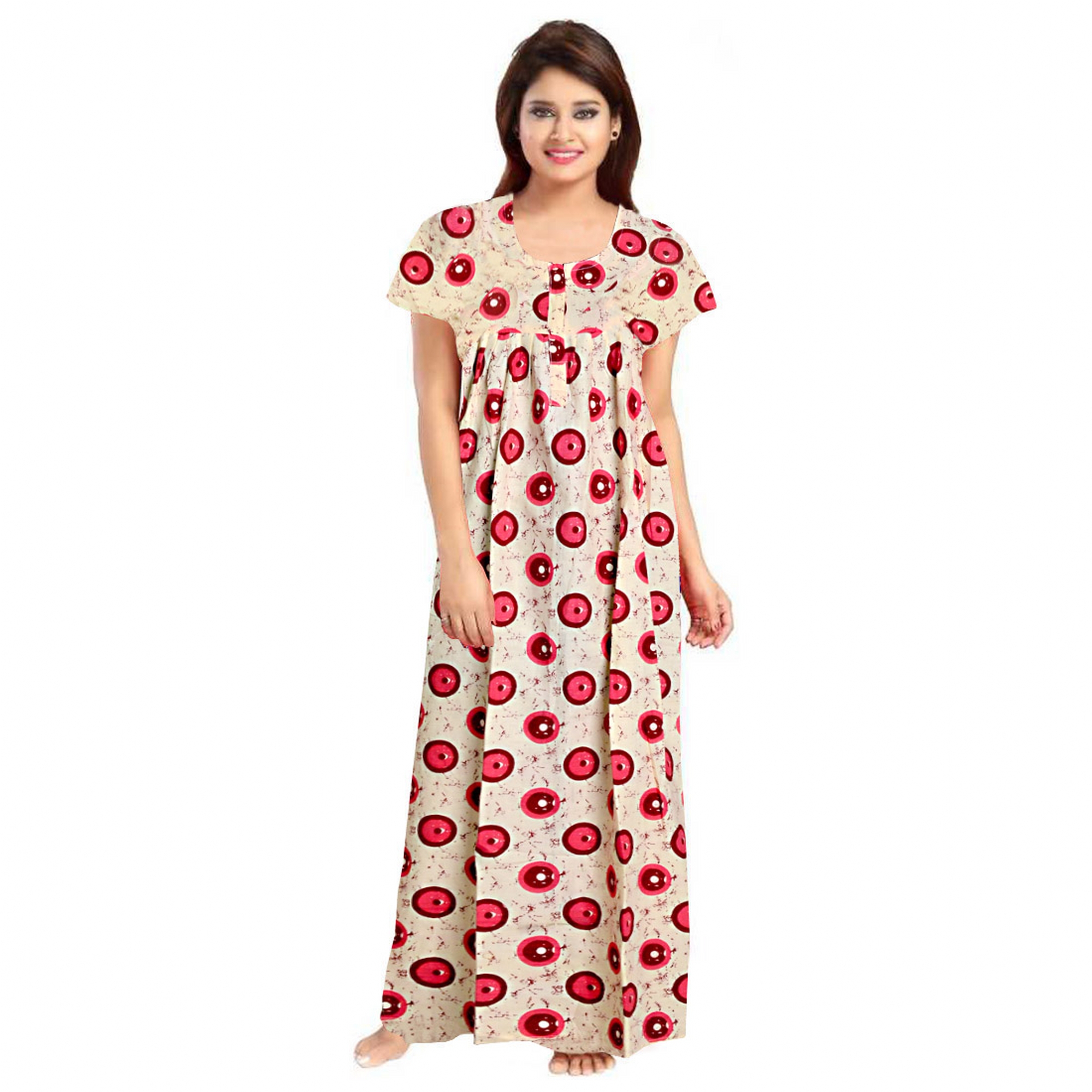 Pearlfly women cotton Nighty