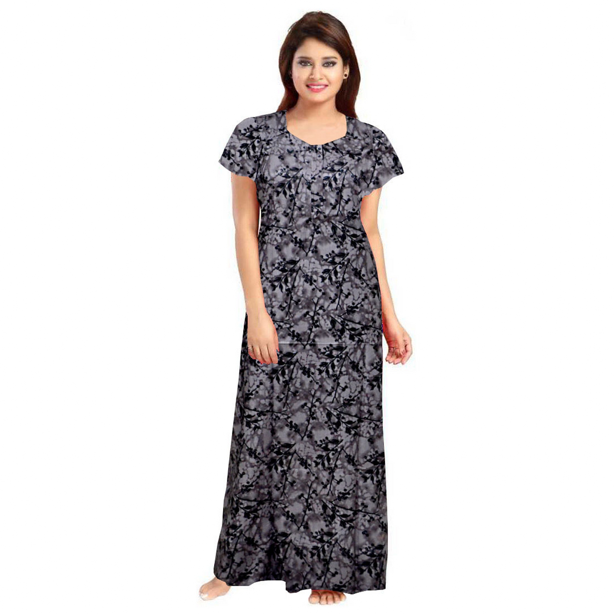 Pearlfly Women Cotton Nighty