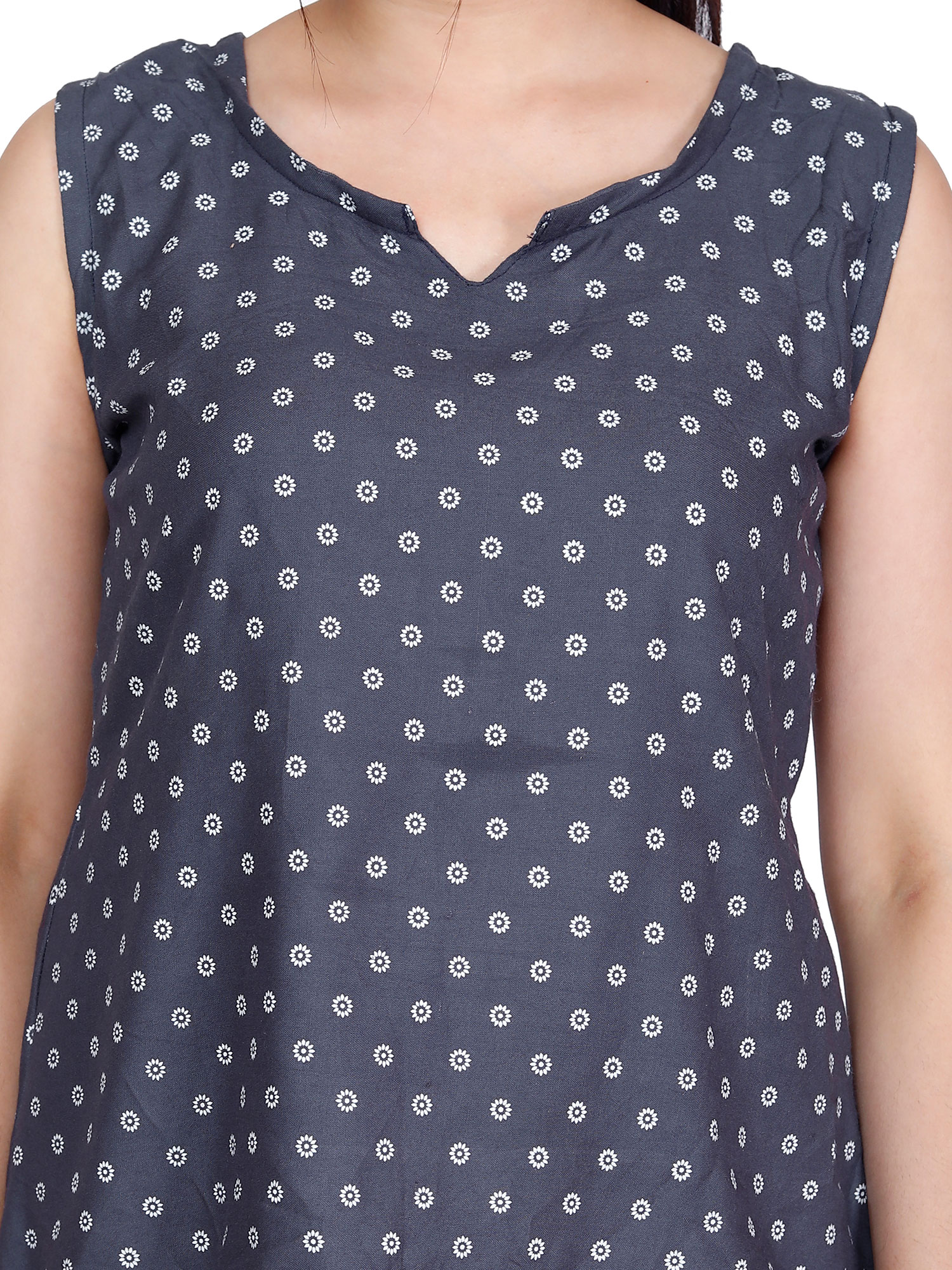 Pearlfly Women Cotton Printed Top n Short 