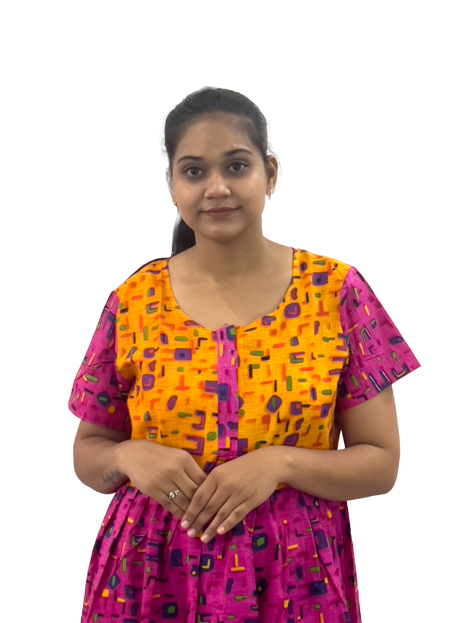 Pearlfly women cotton Nightgown