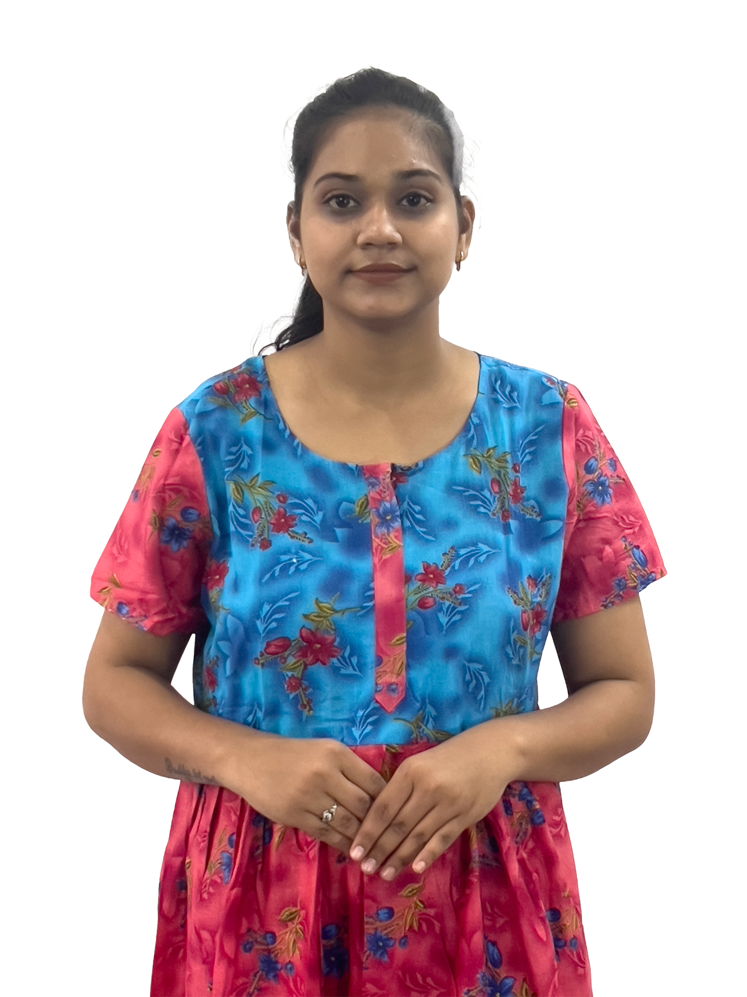 Pearlfly women cotton Nightgown
