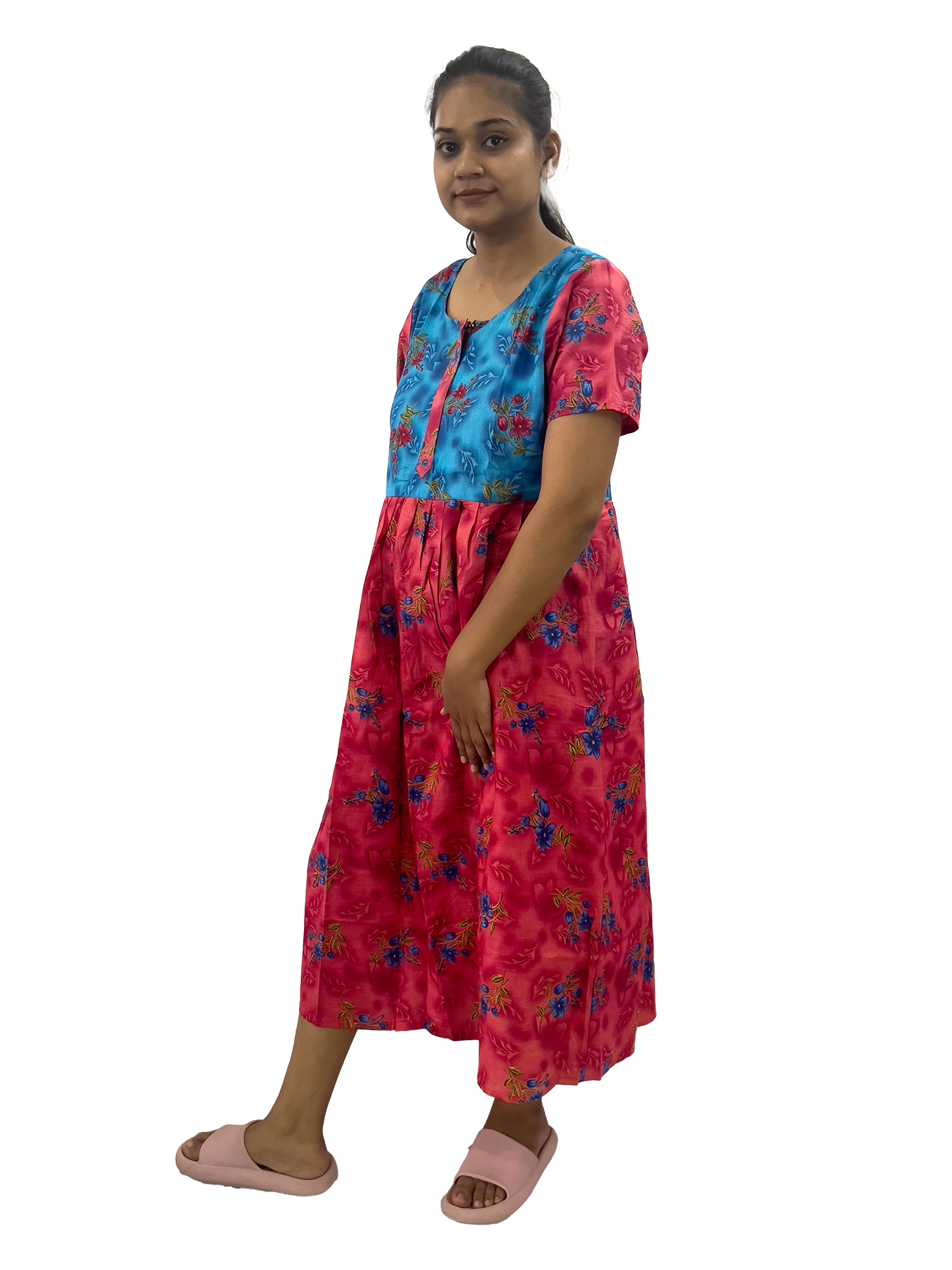 Pearlfly women cotton Nightgown