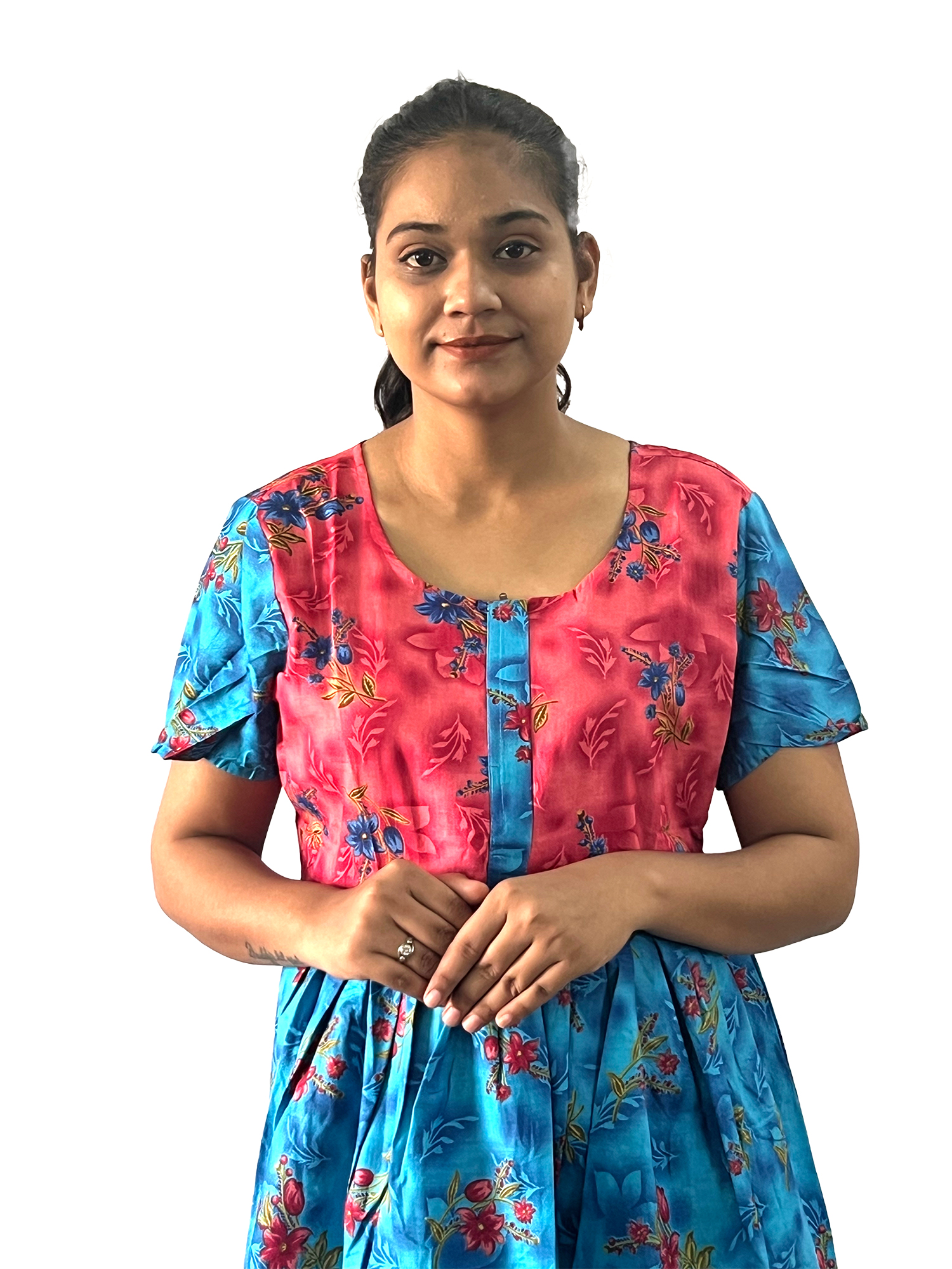 Pearlfly women cotton Nightgown