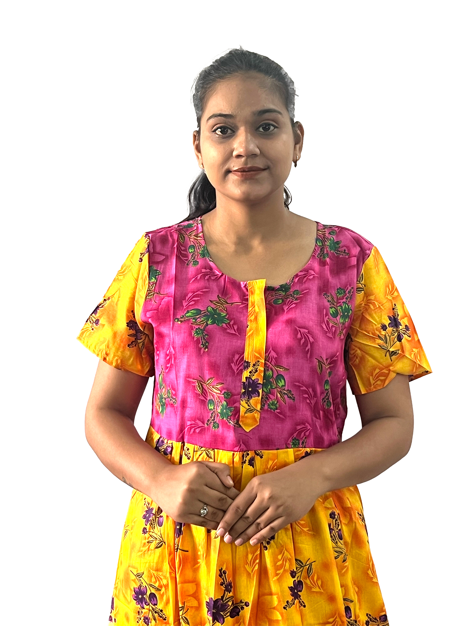 Pearlfly women cotton Nightgown