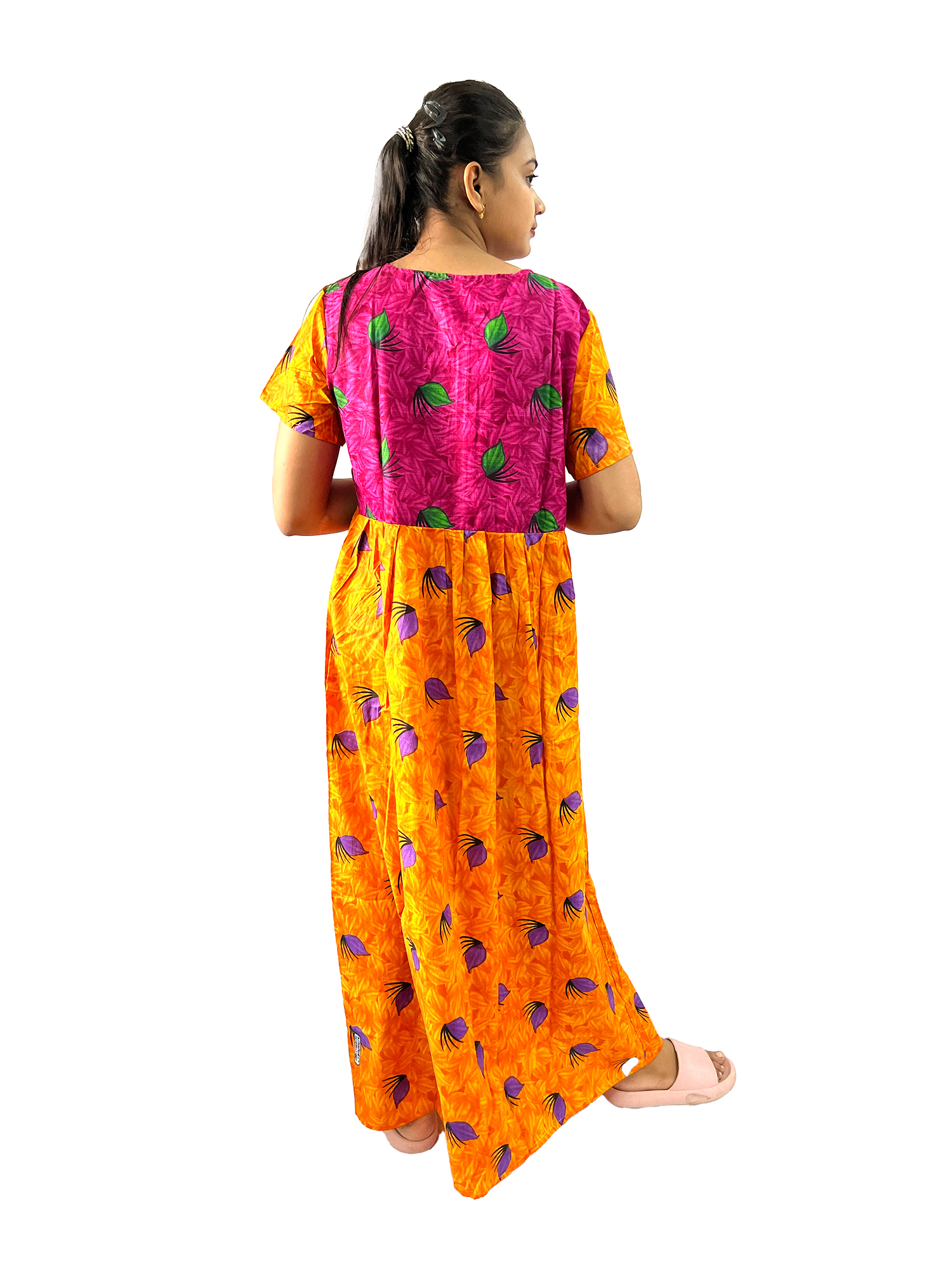 Pearlfly women cotton Nightgown