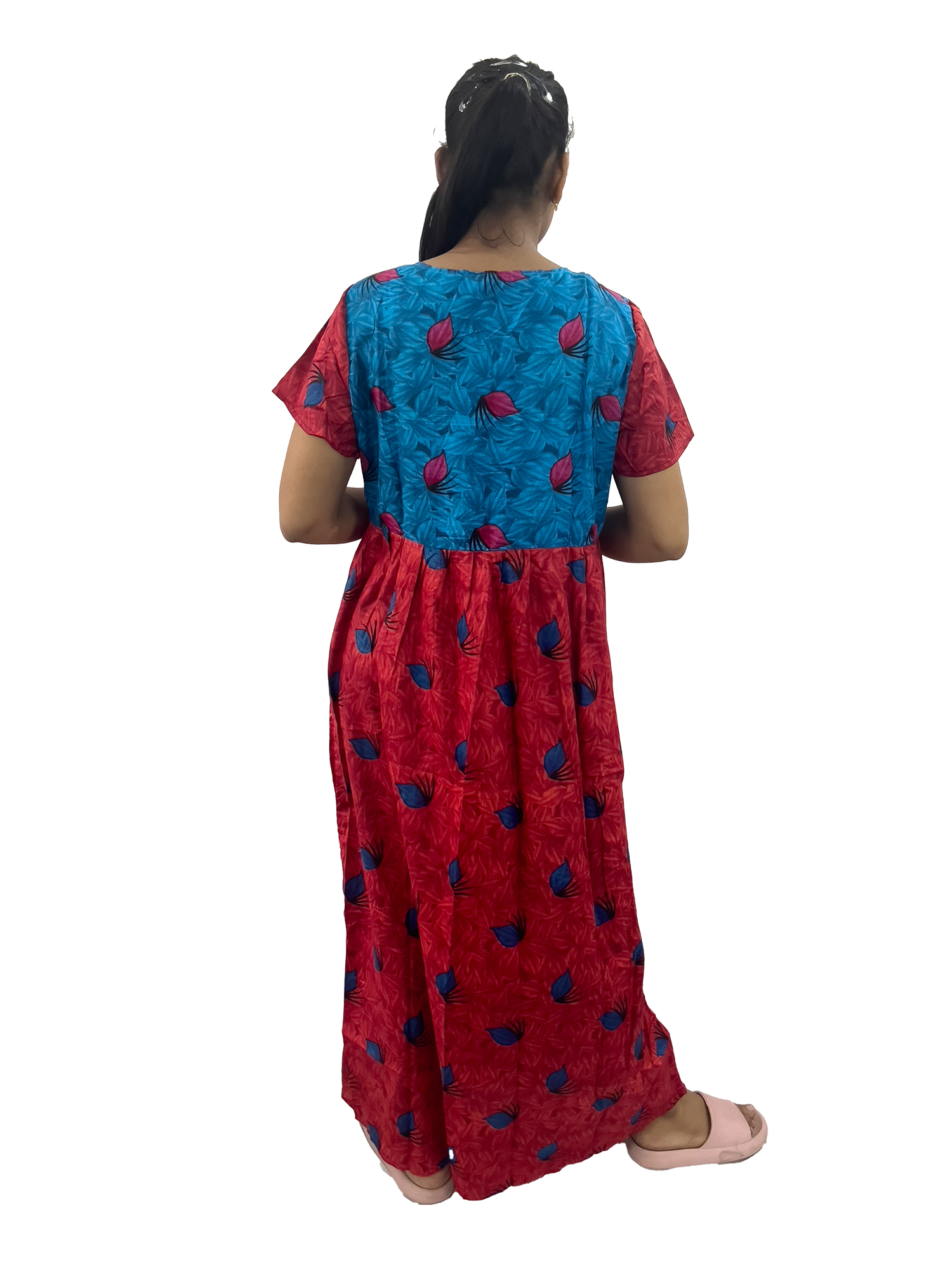 Pearlfly women cotton Nightgown  [Combo-2]