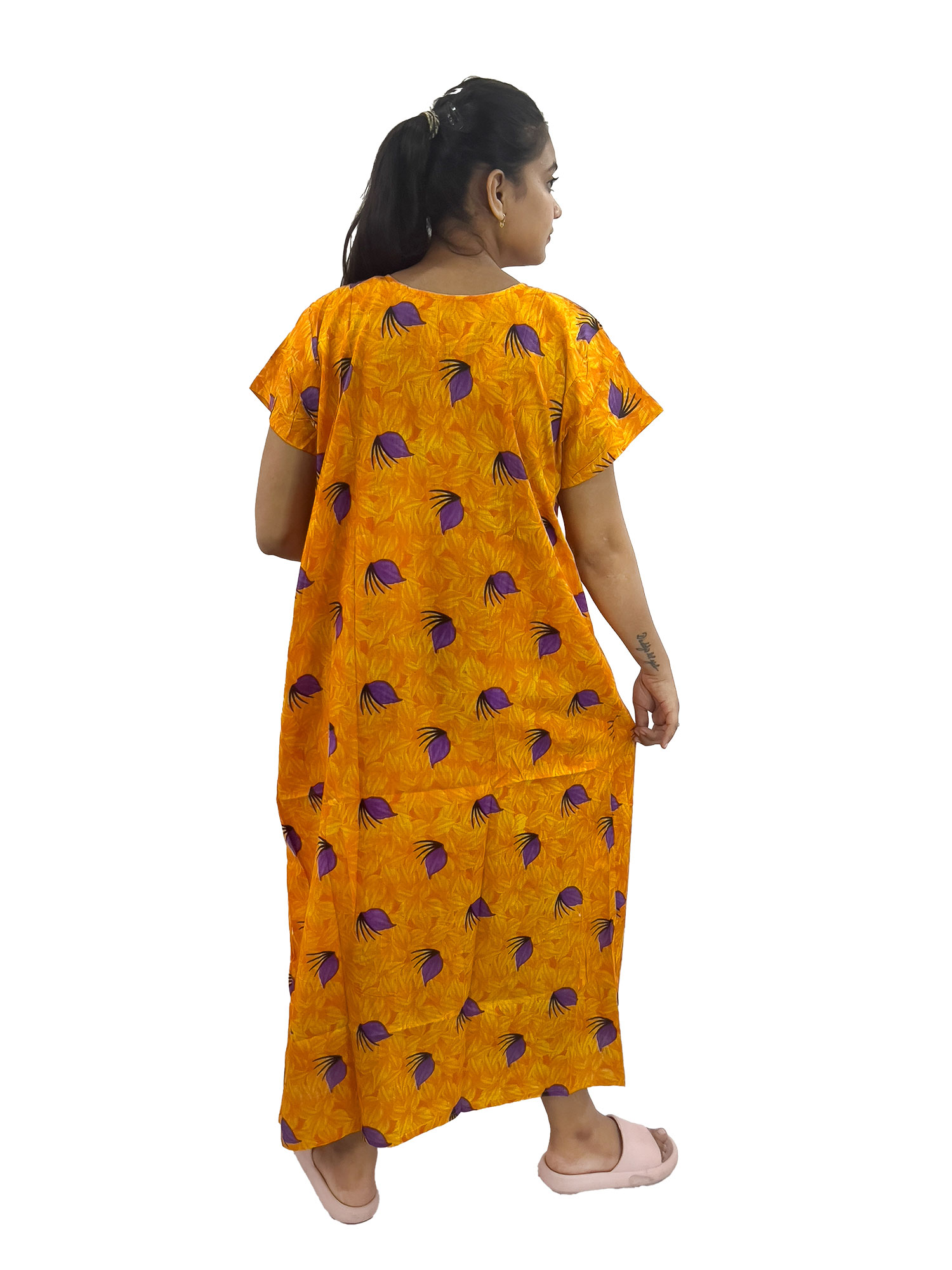 Pearlfly women cotton Nightgown [Combo-2]