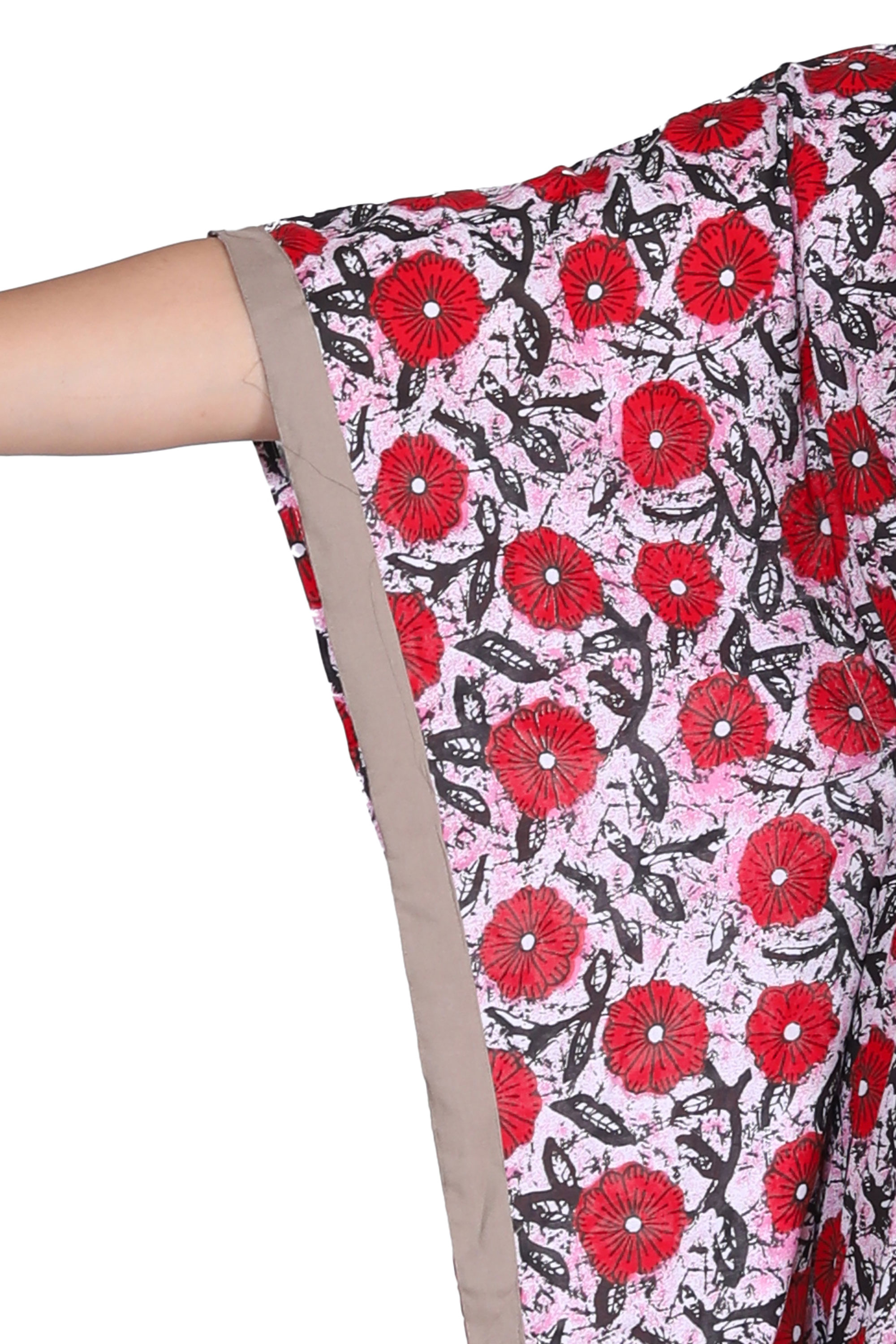 Pearlfly Women Long cotton kaftan 