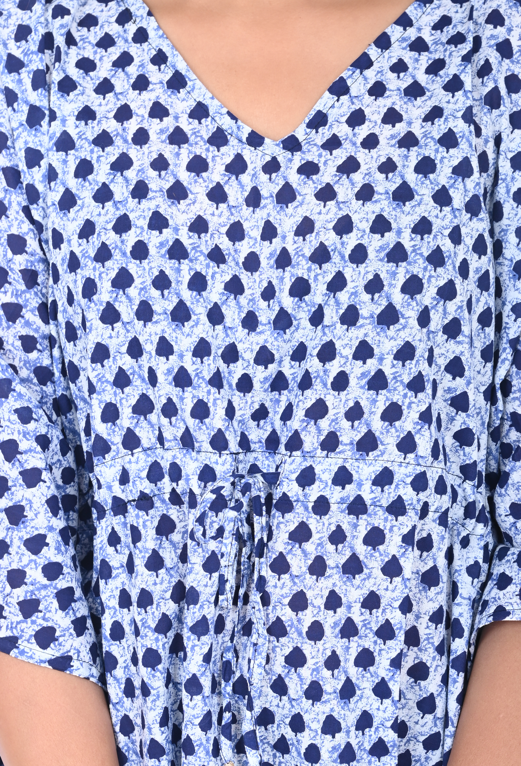 Pearlfly Women's  Printed Kaftan top 