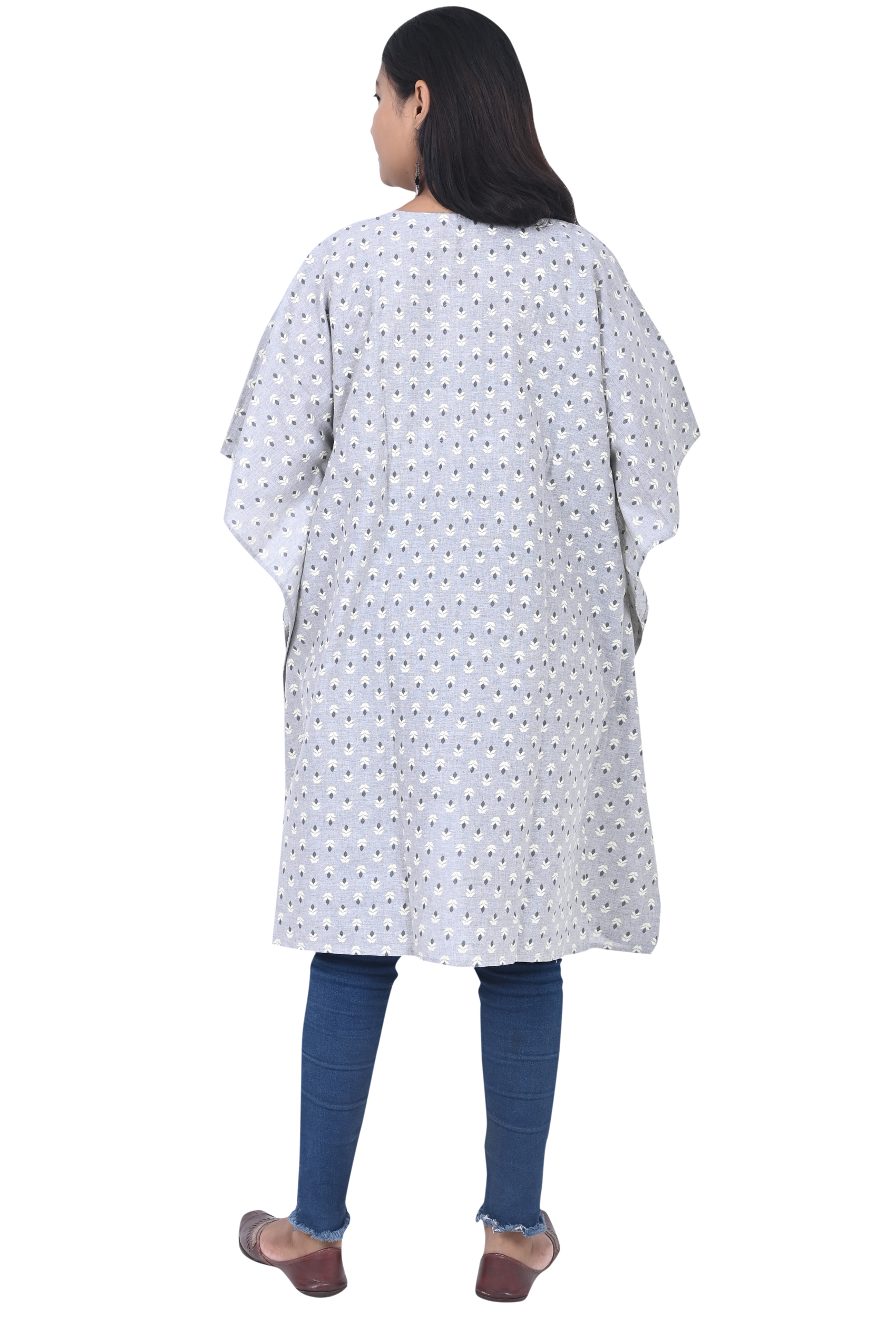 Pearlfly Women's  Printed Kaftan top 