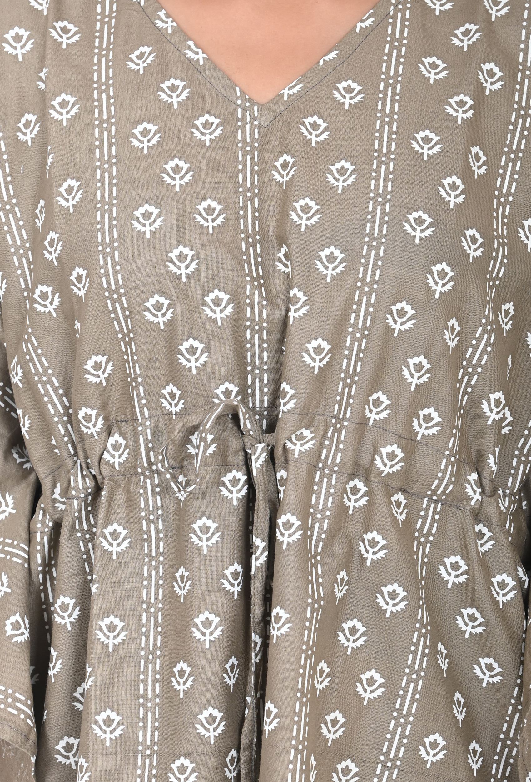 Pearlfly Women's  Printed Kaftan top 