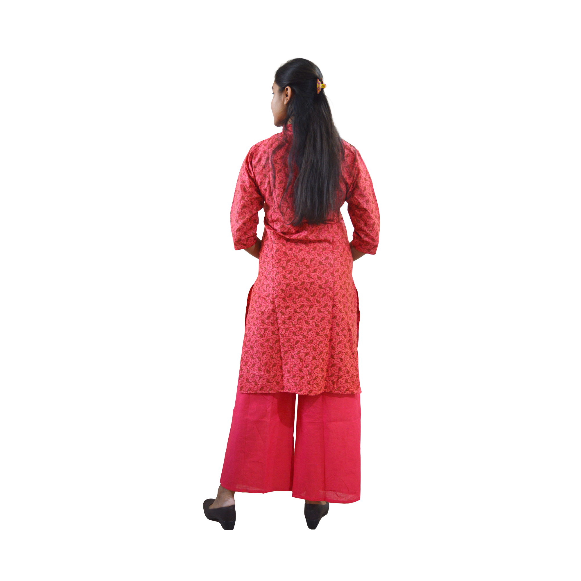 Pearlfly cotton printed kurti palazzo set