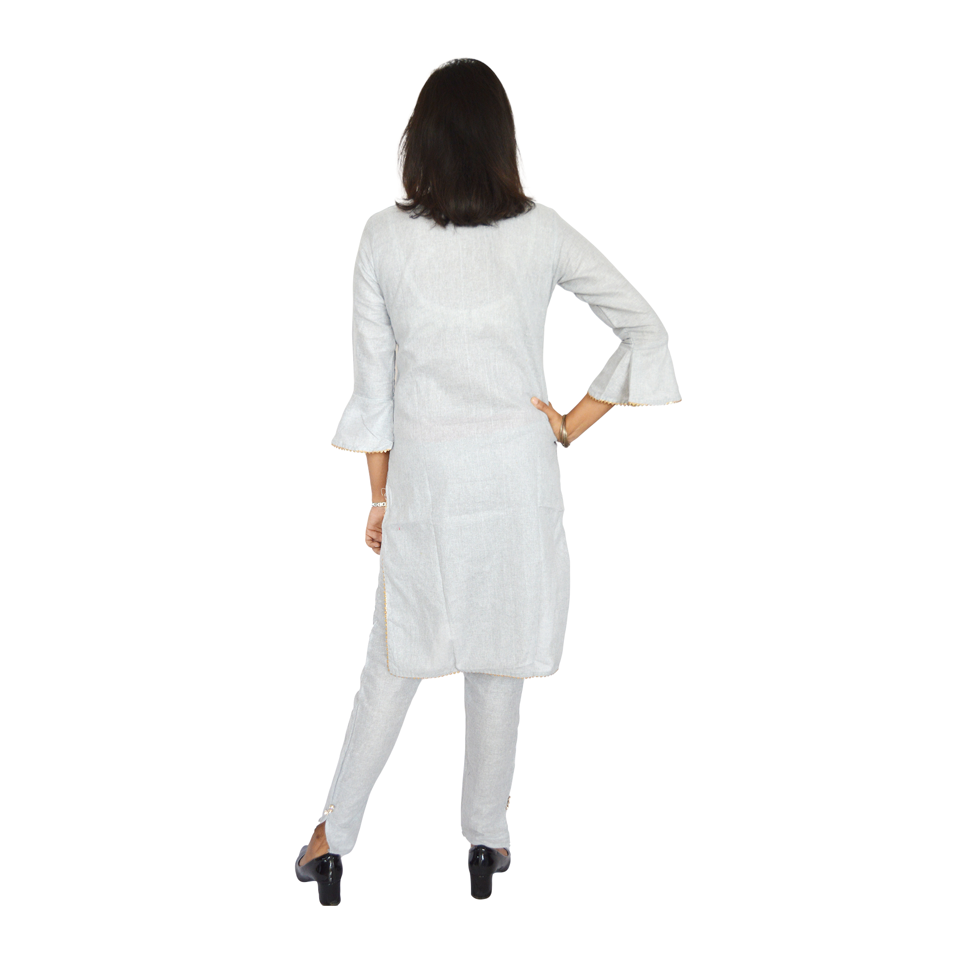 Pearlfly cotton printed kurti palazzo set