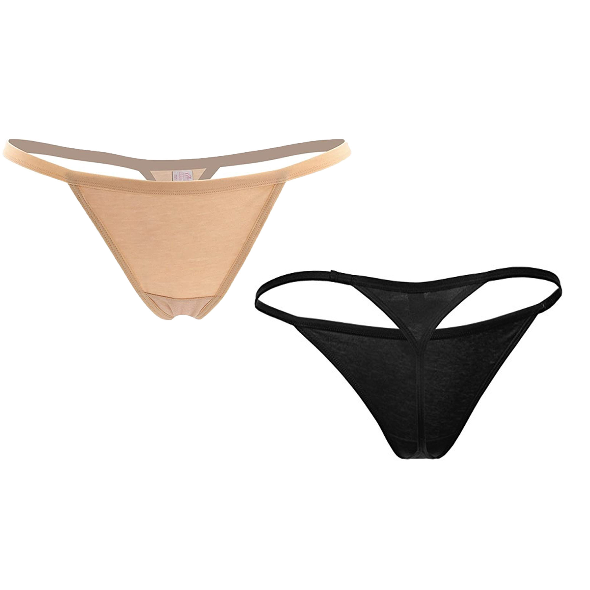  Pearlfly Women Cotton G-String [ Combo-2]