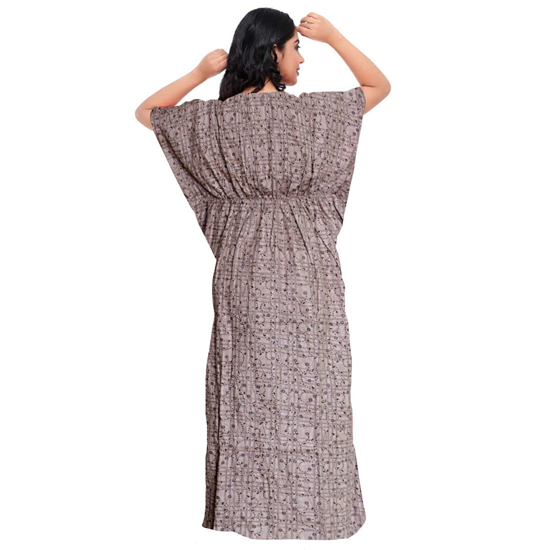Pearlfly Cotton maxi kaftan nightgown