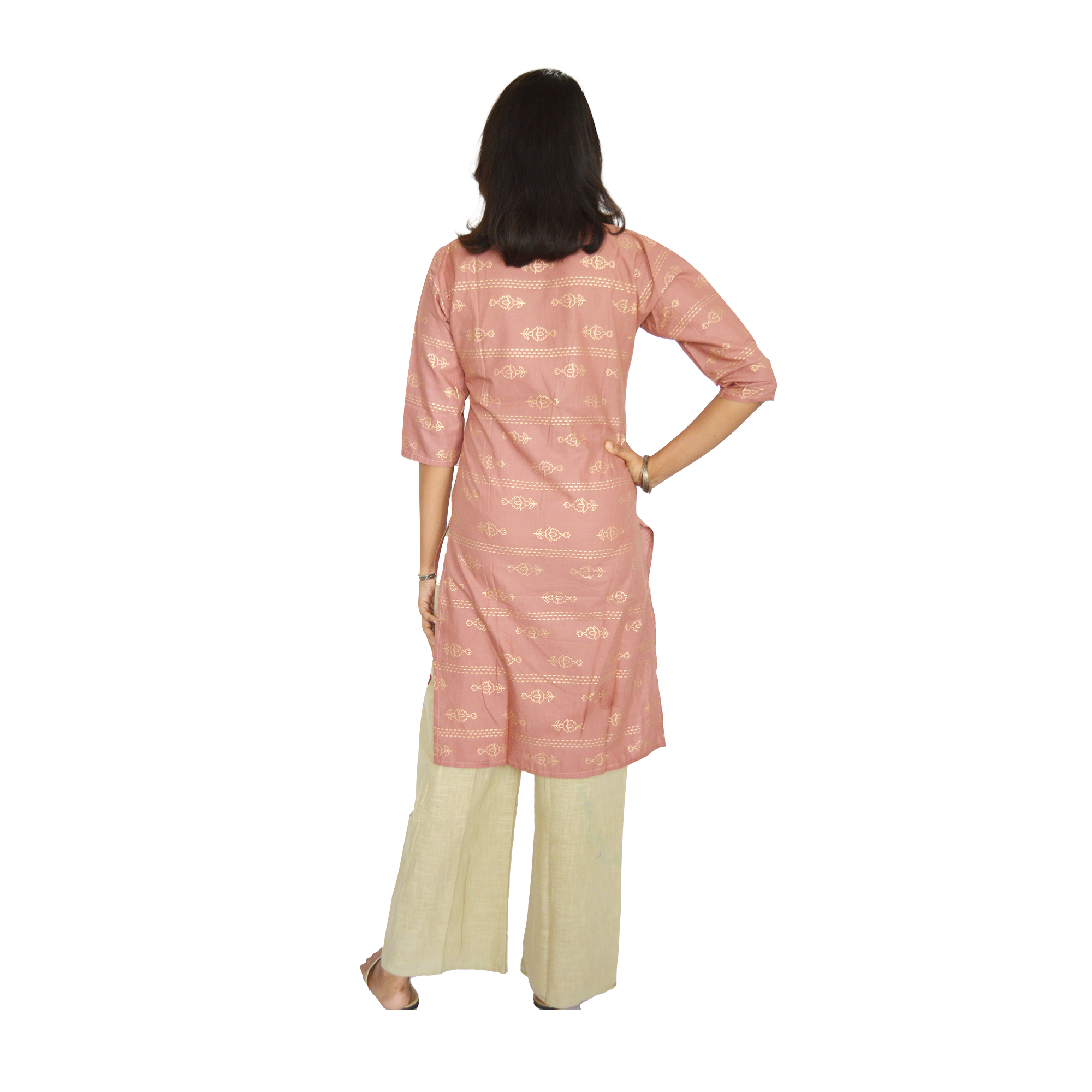Pearlfly cotton printed kurti palazzo set