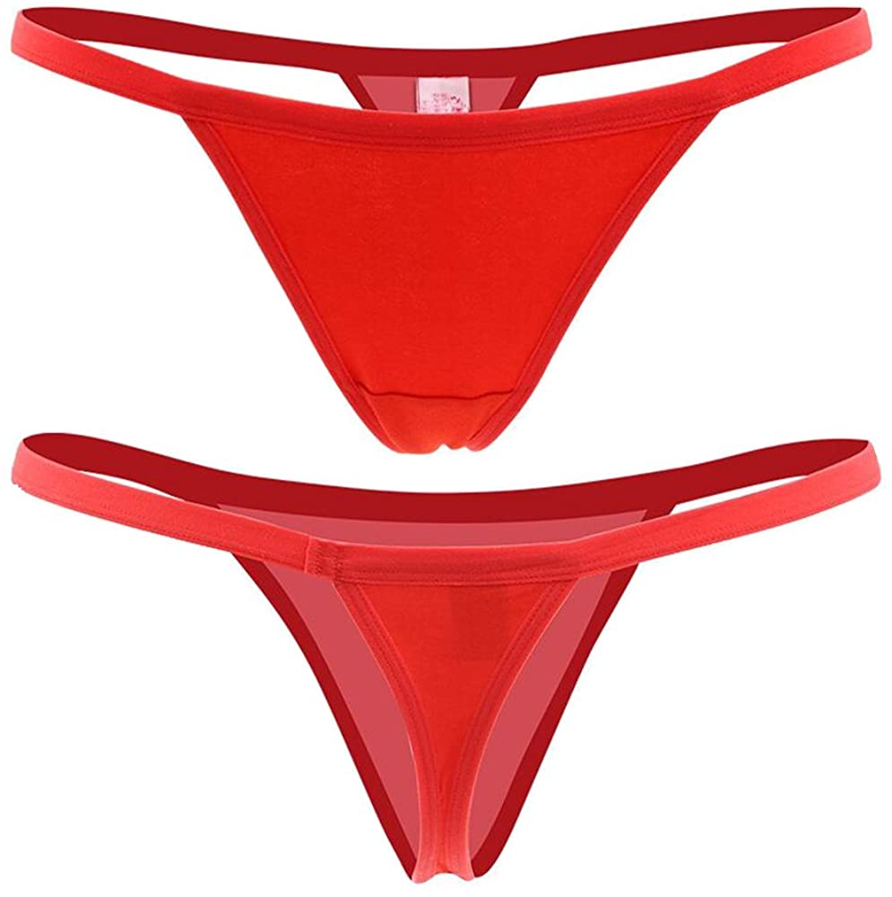  Pearlfly Women Cotton G-String [ Combo-2]