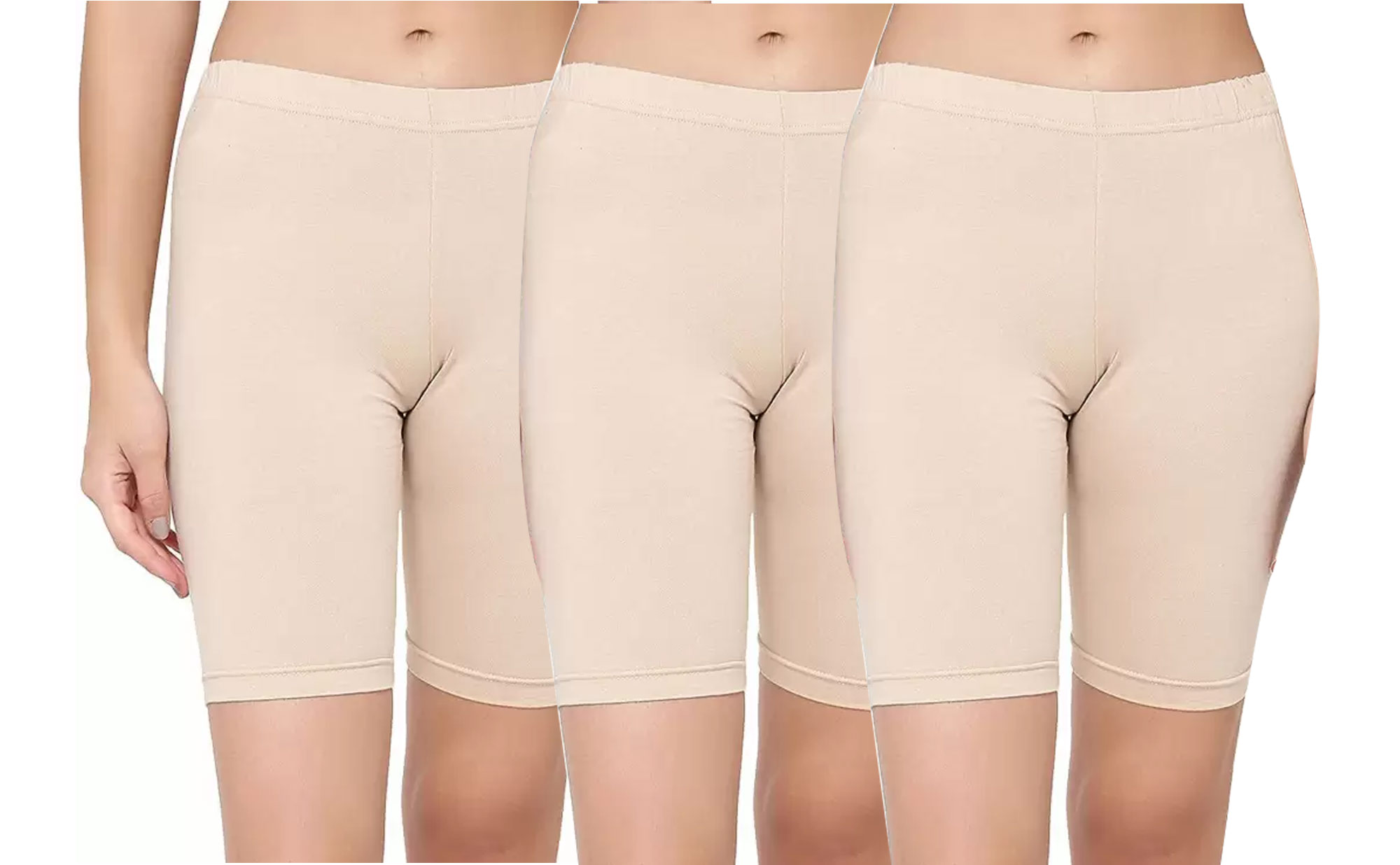 Pearlfly Cycling Shorts Womens [Combo-3]