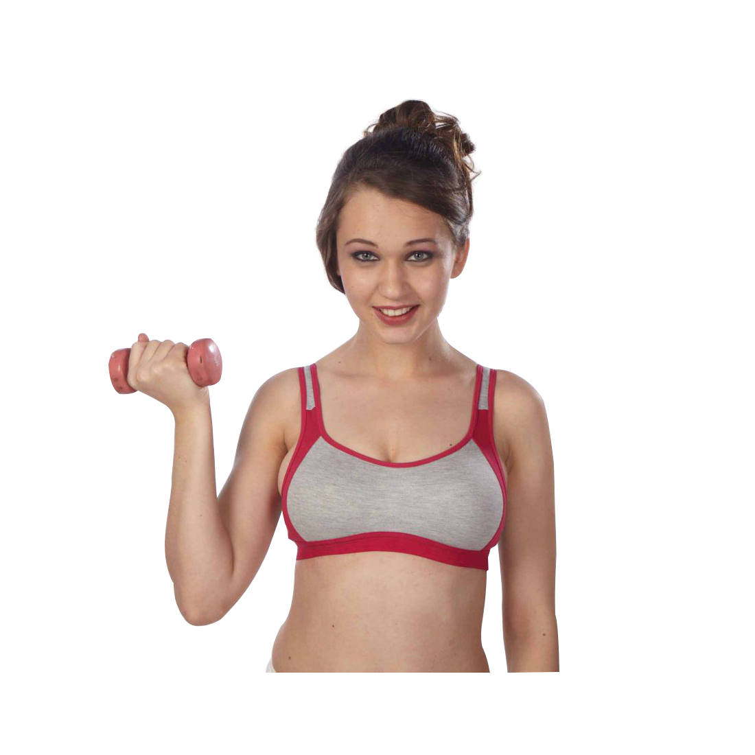 Pearlfly women bandeau light bra
