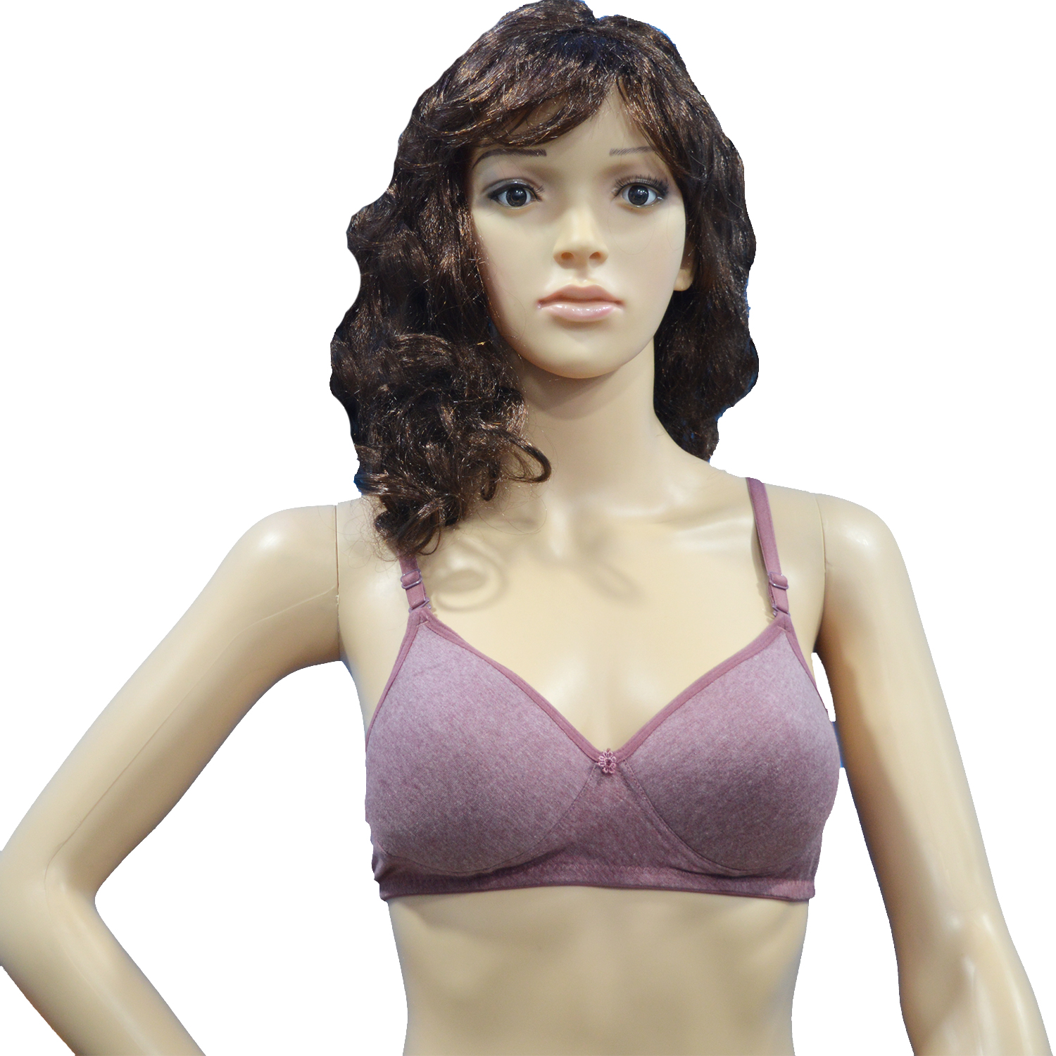 Pearlfly women bandeau light bra