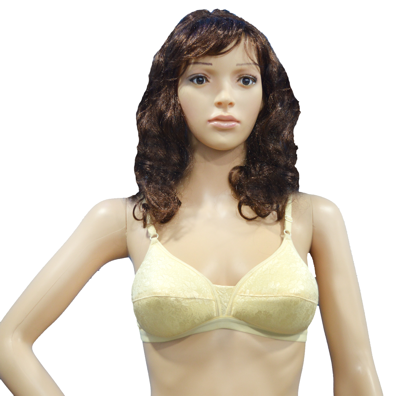 Pearlfly women bandeau light bra