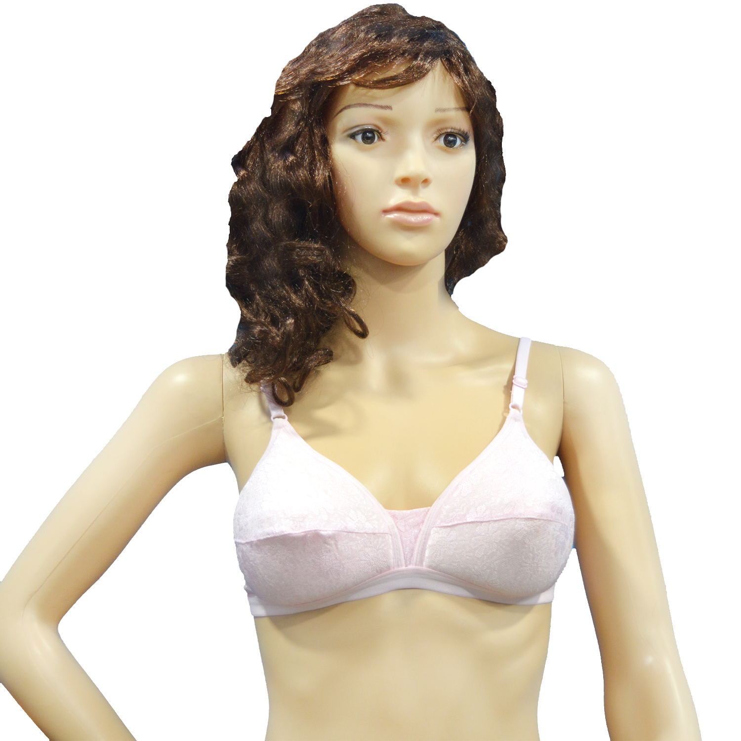 Pearlfly women bandeau light bra