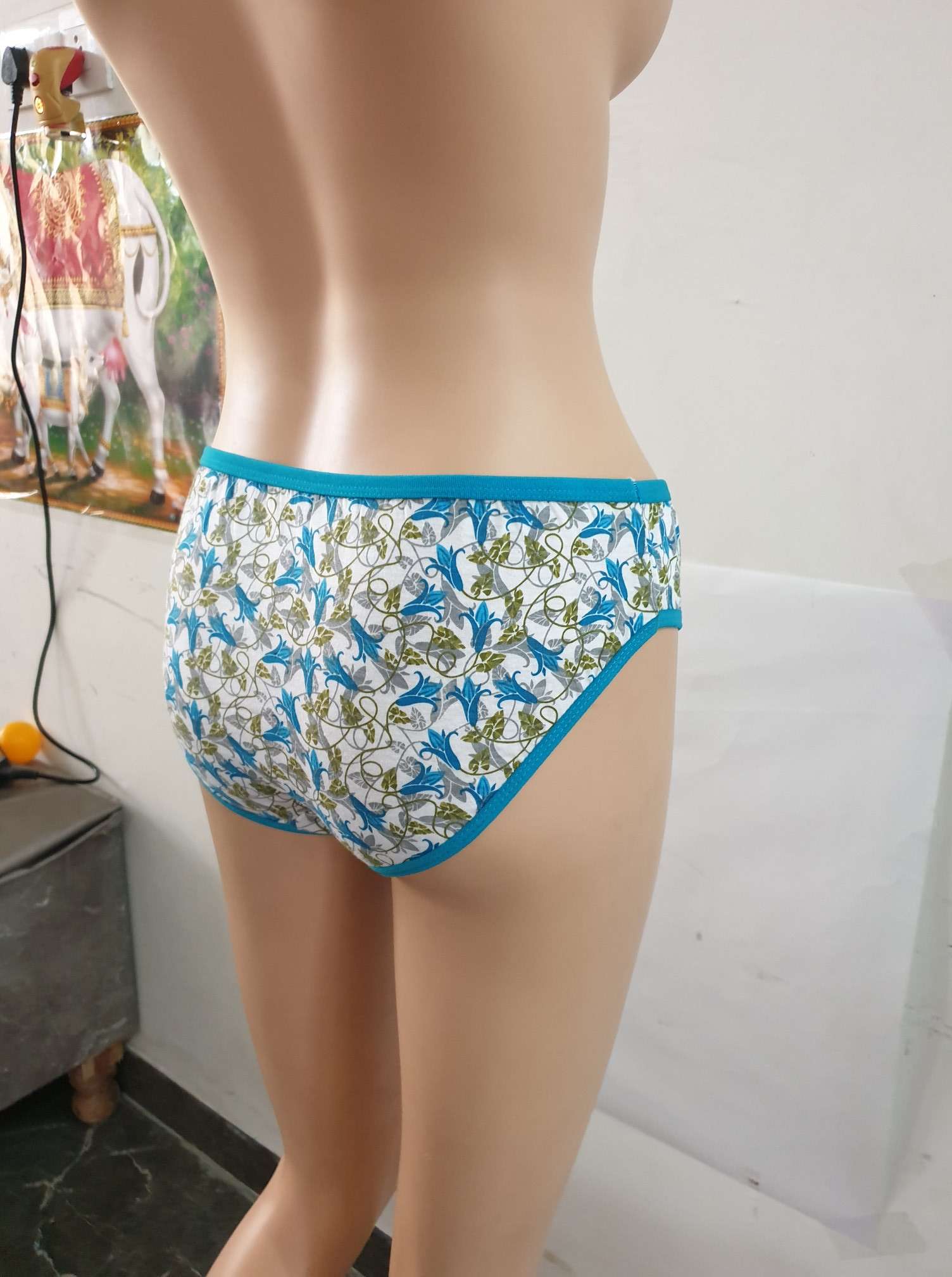 Pearl fly Cotton Printed Hipster Panty 