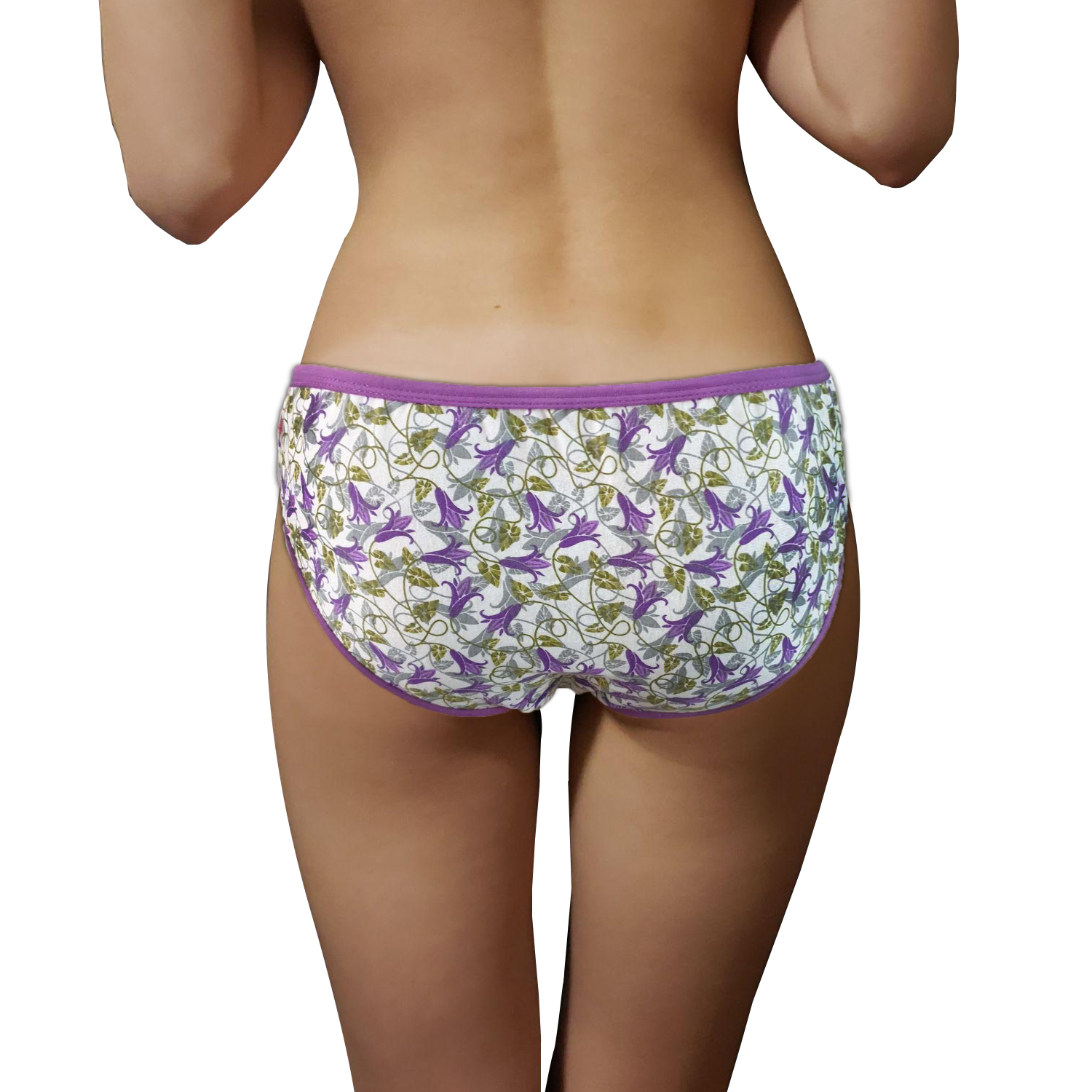 Pearl fly Cotton Printed Hipster Panty 