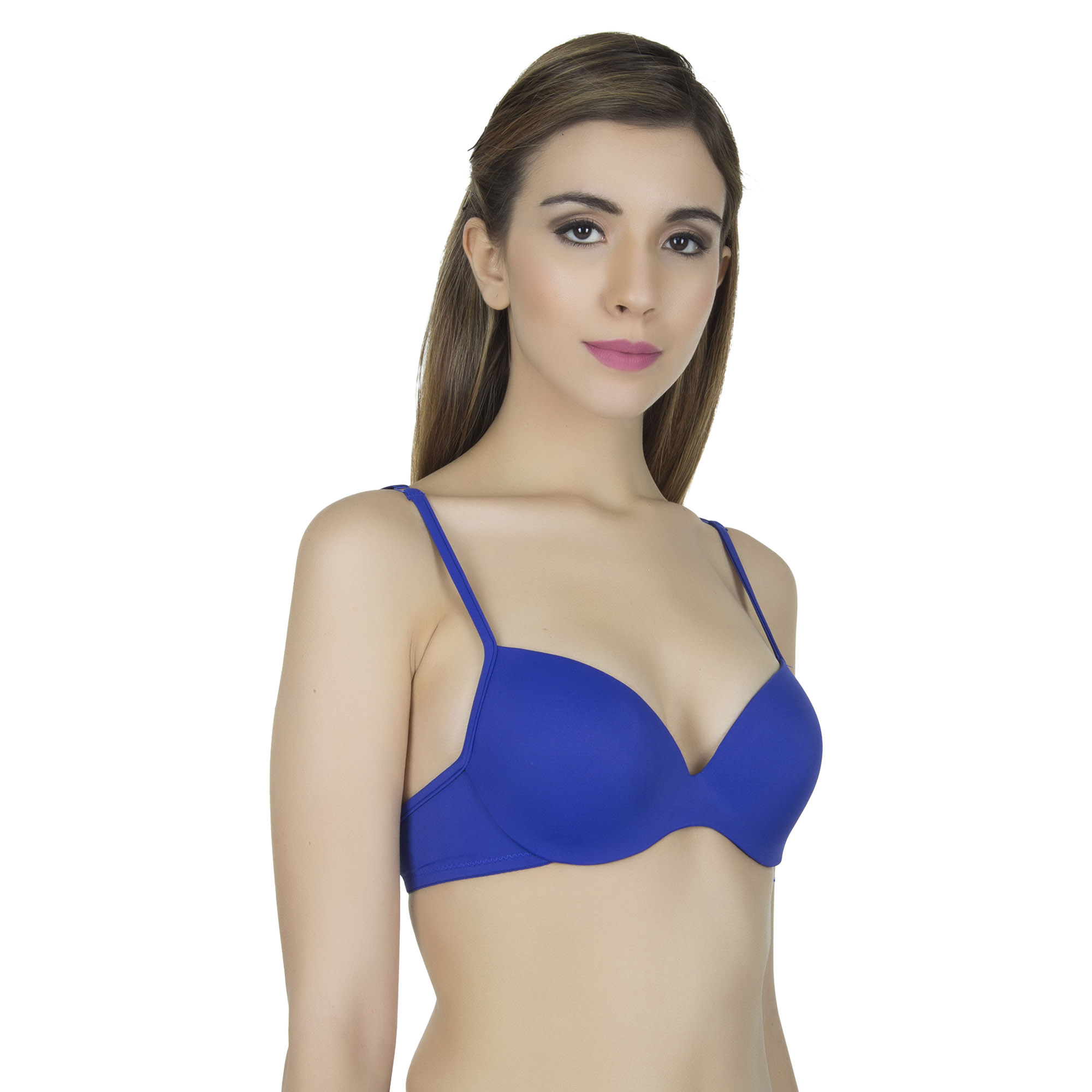 pearlfly Soft Seamless Tshirt Bra   Blue