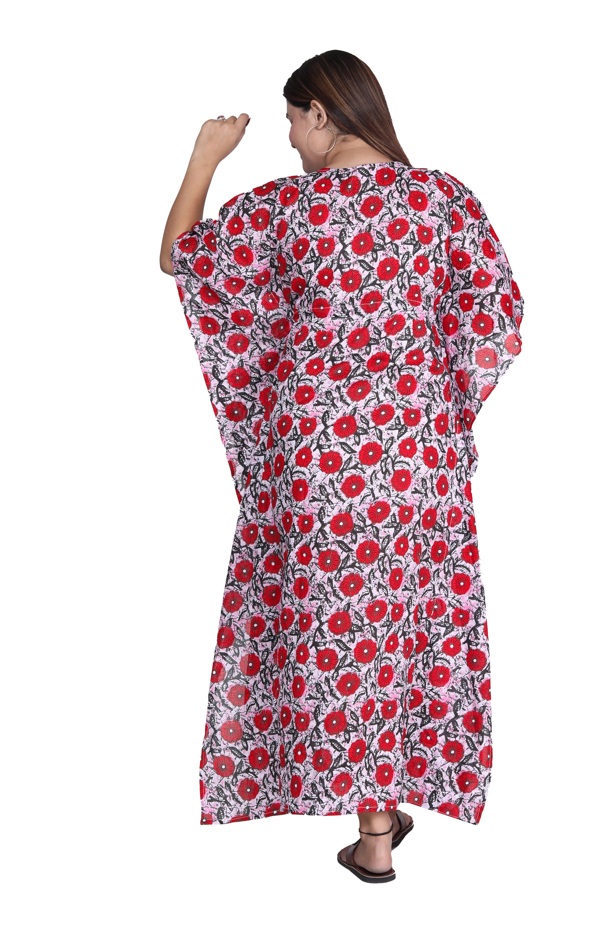 Pearlfly Women Long cotton kaftan [Combo2]