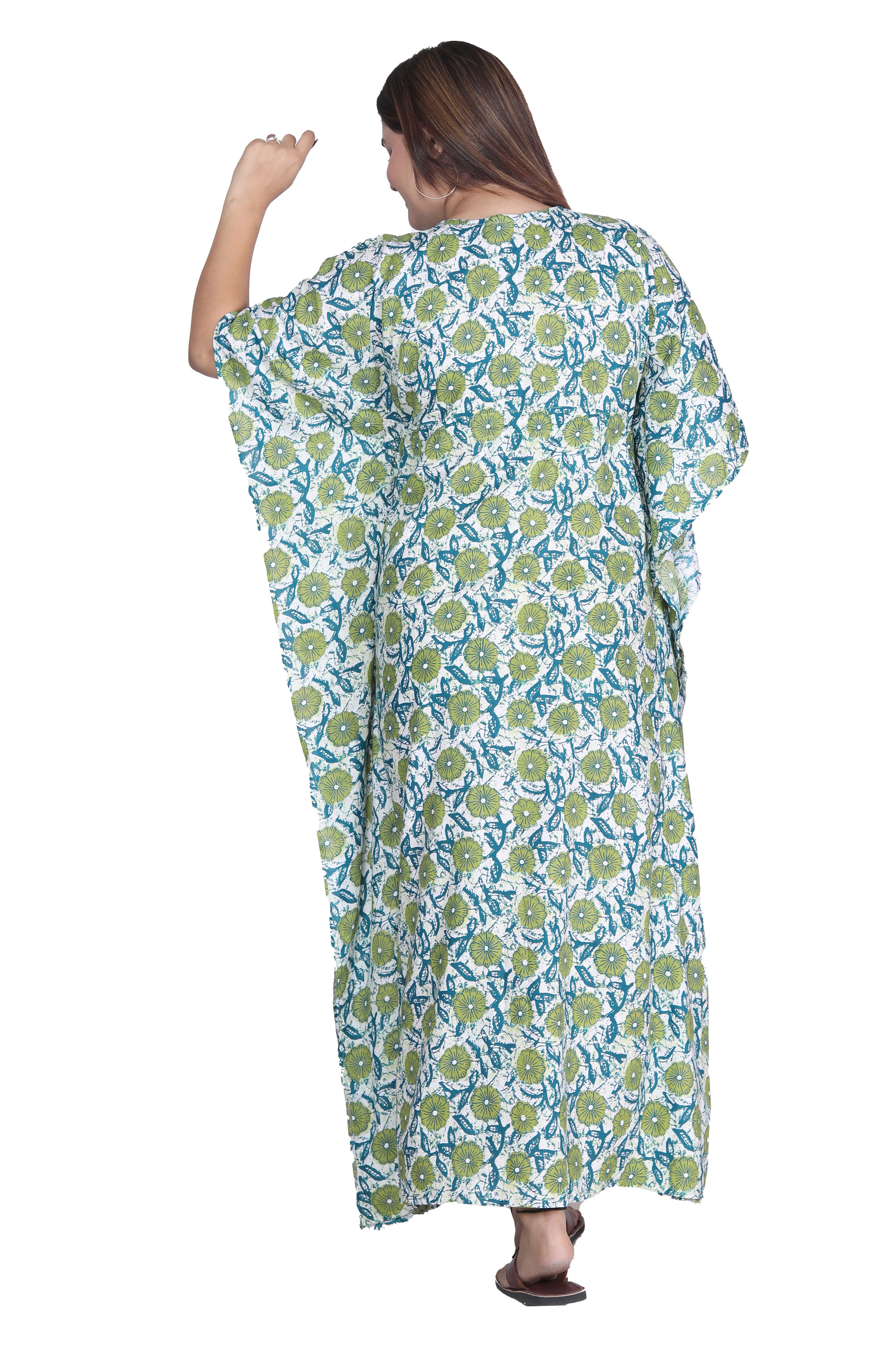 Pearlfly Women Long cotton kaftan [Combo2]